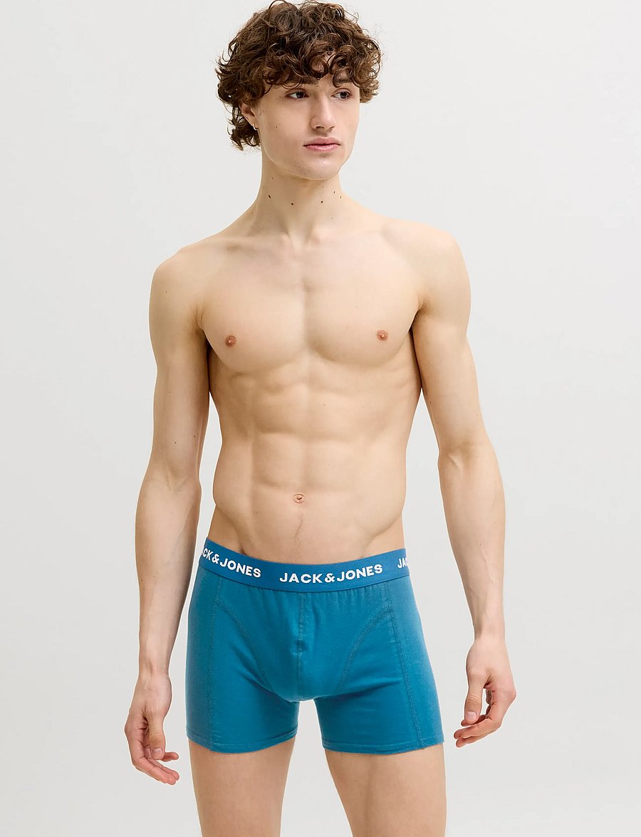 Jack & Jones - JACHENRIK SOLID TRUNKS 5 PACK BOX STYD - unterhosen im multipack - pageant blue - 4