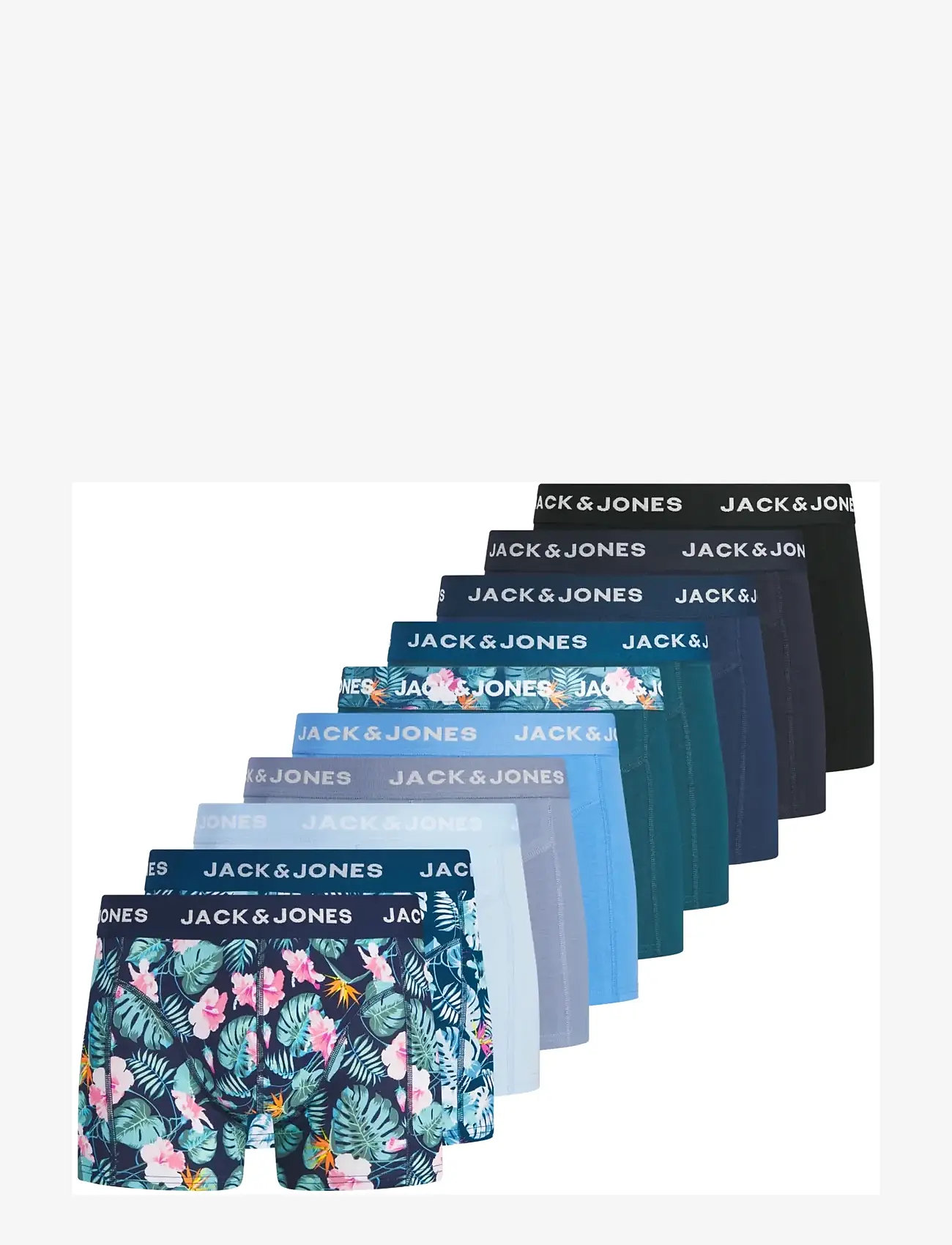 Jack & Jones - JACJEFFREY TRUNKS 10 PACK STYD - unterhosen im multipack - navy blazer - 1