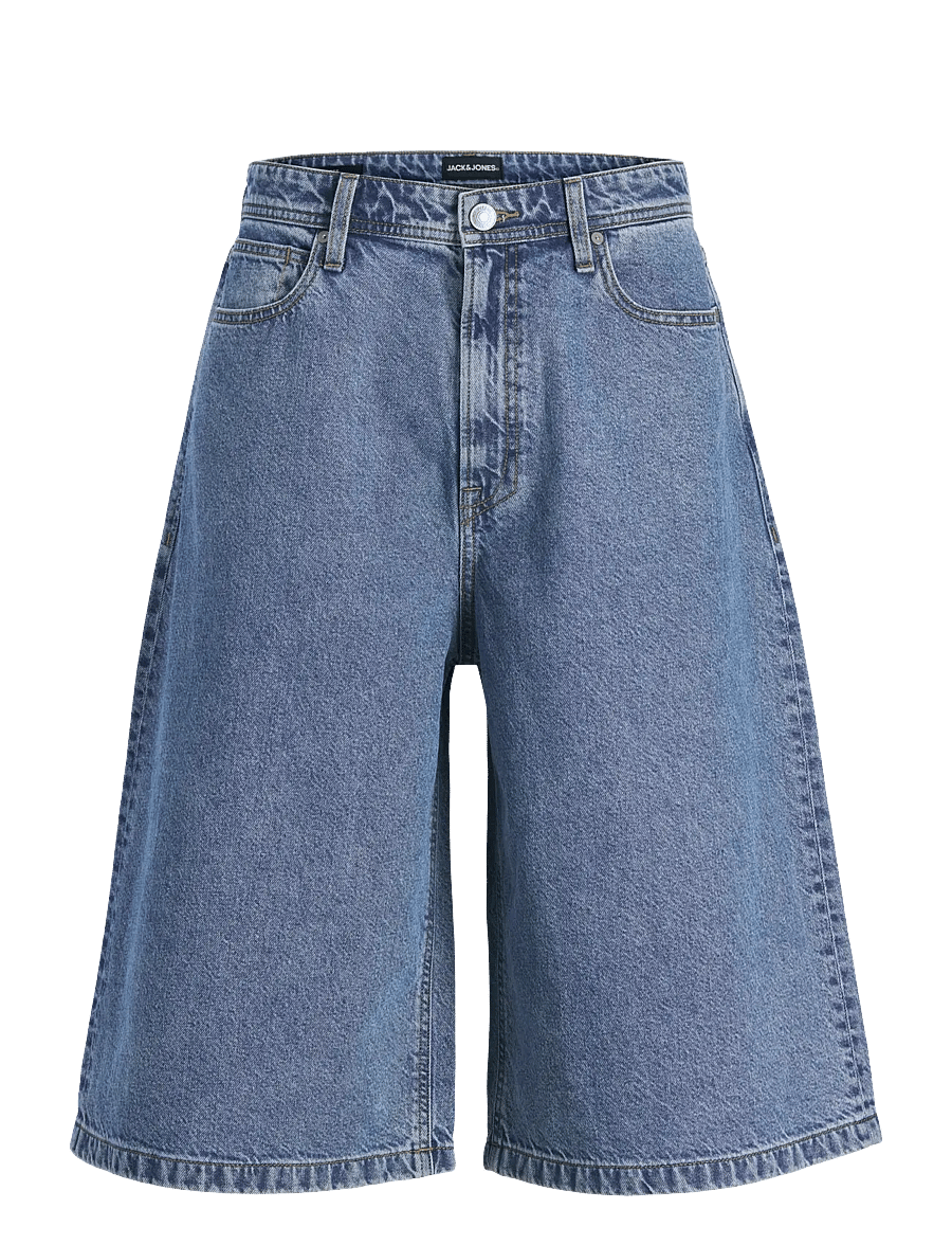 Jack & Jones - JJIBILLY JJCREW JORTS SQ 731 ST LN - jeans shorts - blue denim - 1