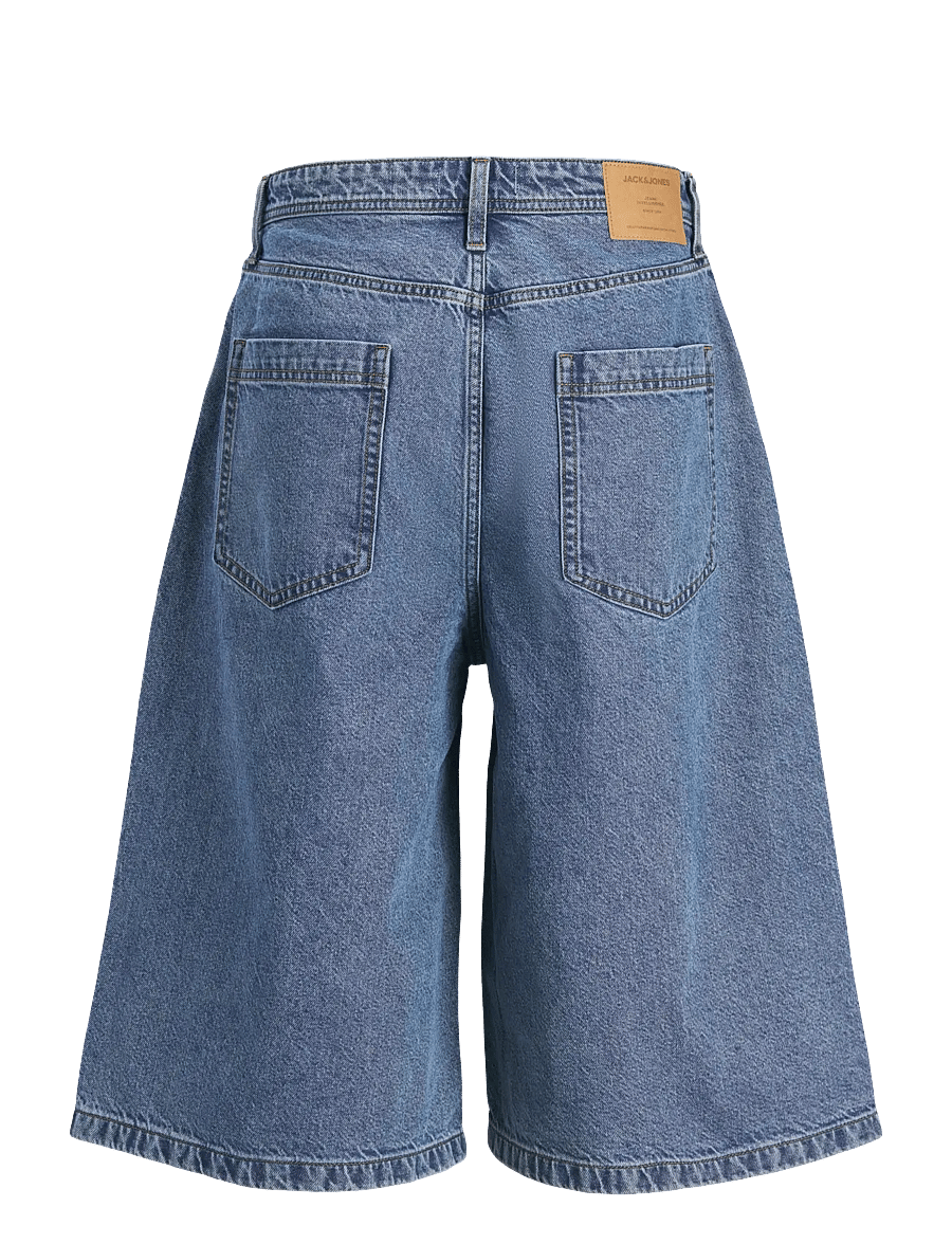 Jack & Jones - JJIBILLY JJCREW JORTS SQ 731 ST LN - jeans shorts - blue denim - 2
