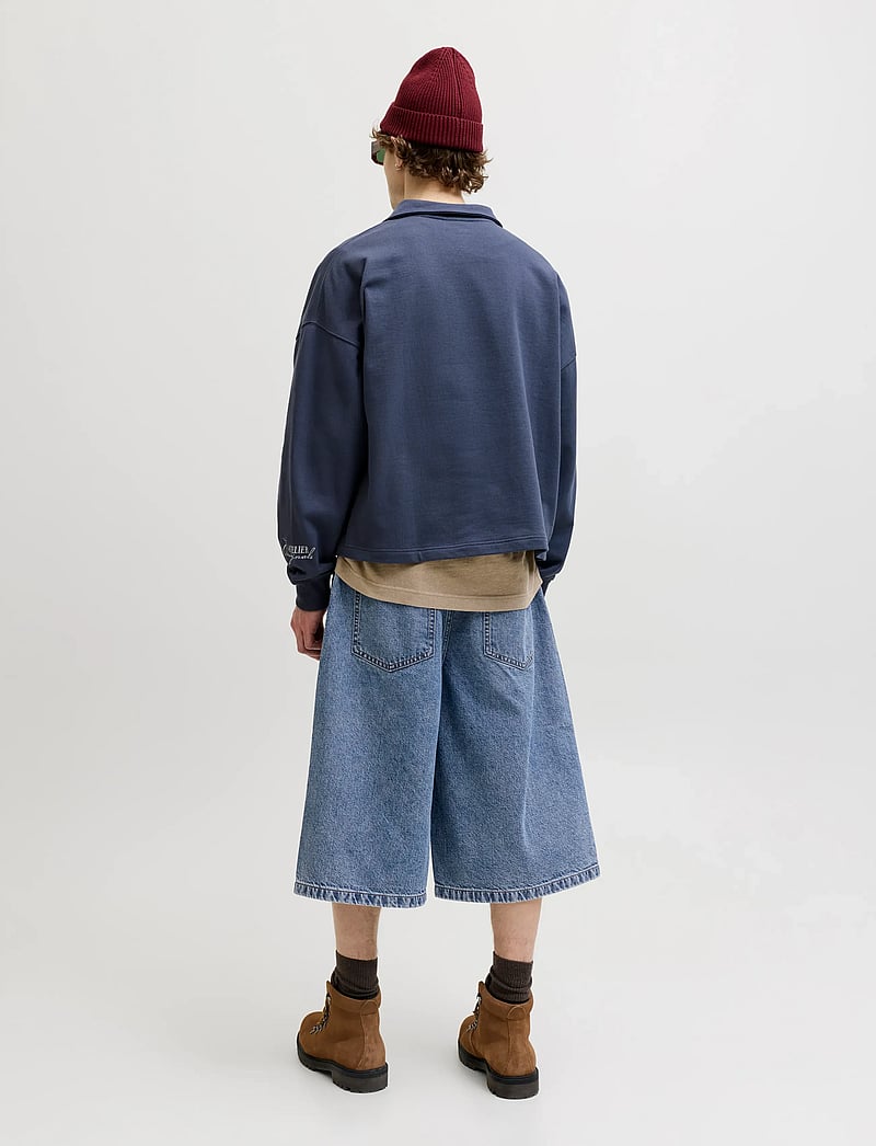 Jack & Jones - JJIBILLY JJCREW JORTS SQ 731 ST LN - jorty - blue denim - 3