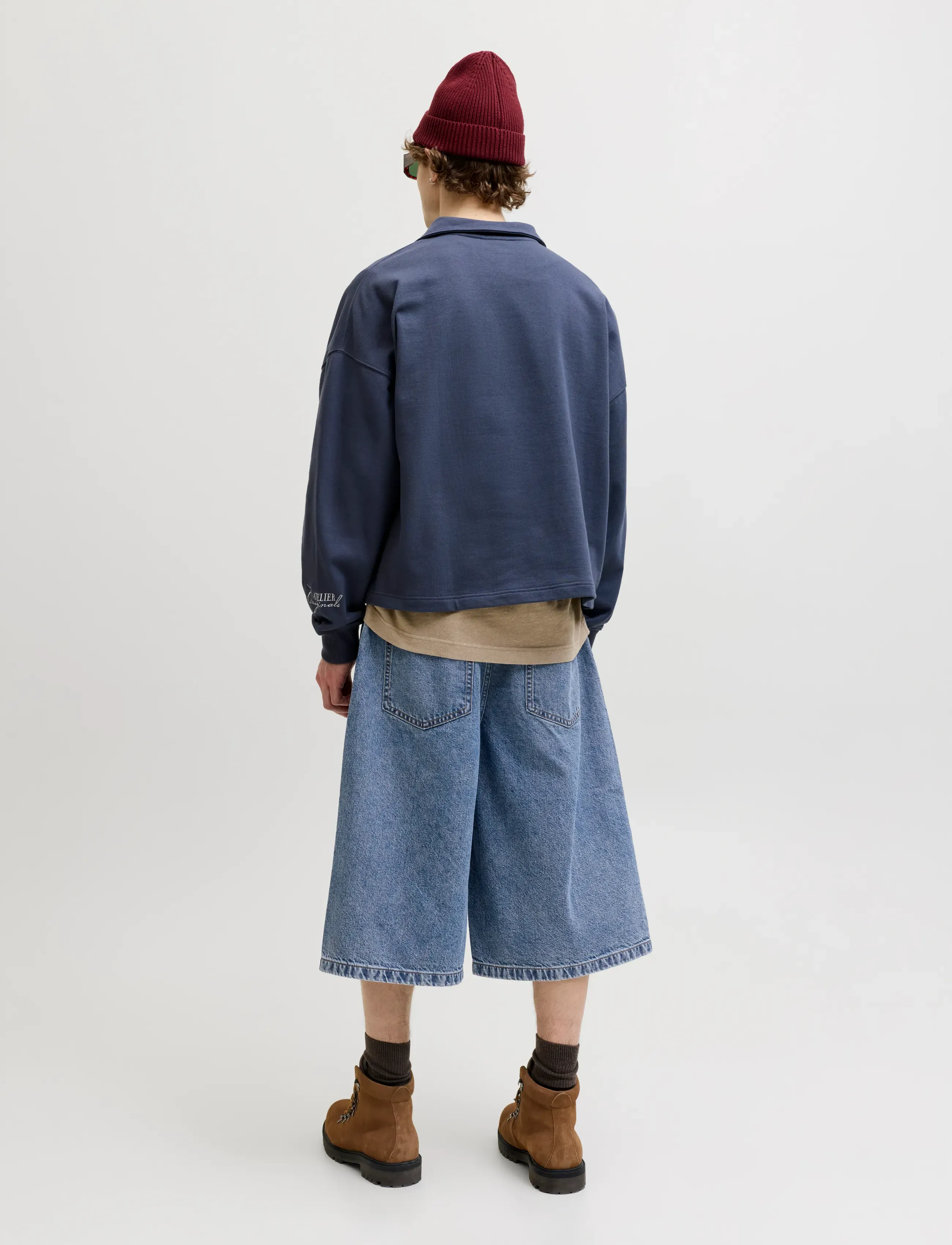 Jack & Jones - JJIBILLY JJCREW JORTS SQ 731 ST LN - jeans shorts - blue denim - 3