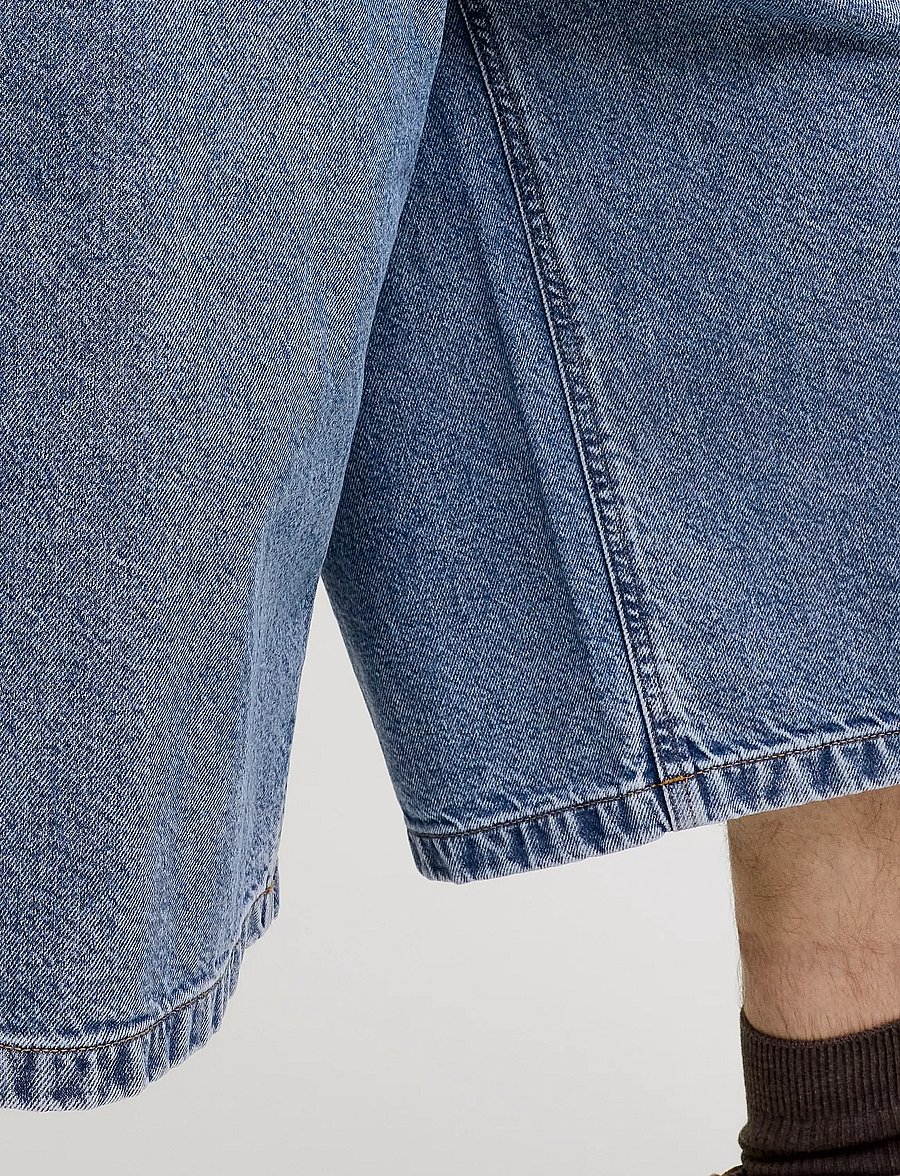 Jack & Jones - JJIBILLY JJCREW JORTS SQ 731 ST LN - jeans shorts - blue denim - 5