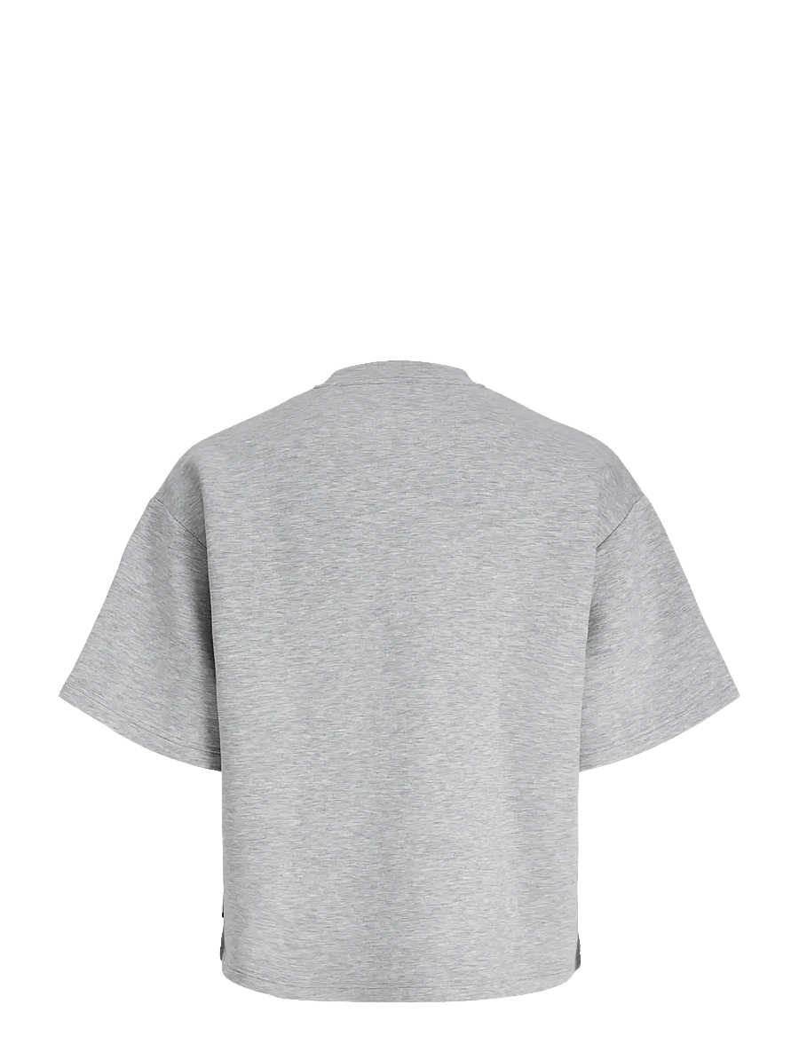 Jack & Jones - JCOBIARRITZ SCUBA SWEAT SS STYD SS26 - kollektioner - light grey melange - 2