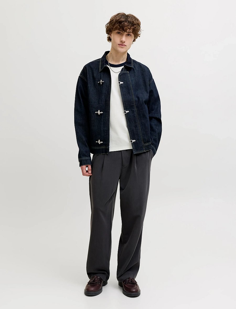 Jack & Jones - JORSAVONA RINGER TEE SS CN STYD SS26 - kurzärmelige t-shirts - snow white - 4