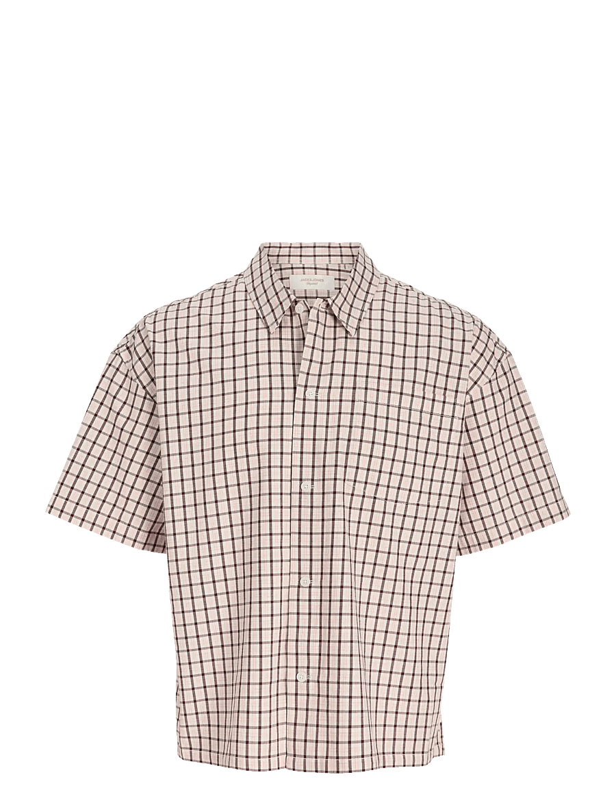 Jack & Jones - JORSAVONA AUSTIN SHIRT SS STYD SS26 - kurzarmhemden - antique white - 1