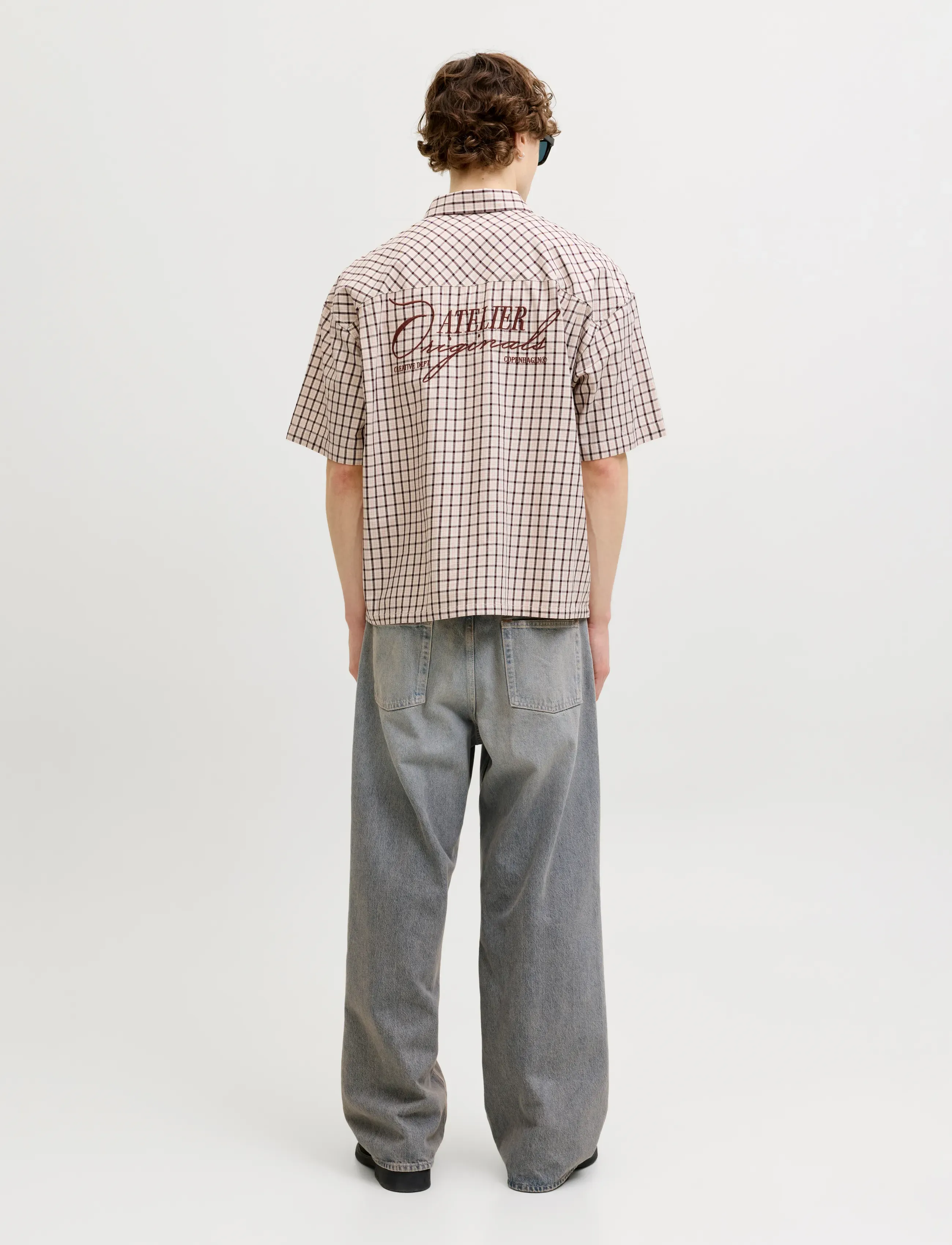 Jack & Jones - JORSAVONA AUSTIN SHIRT SS STYD SS26 - kortærmede skjorter - antique white - 3