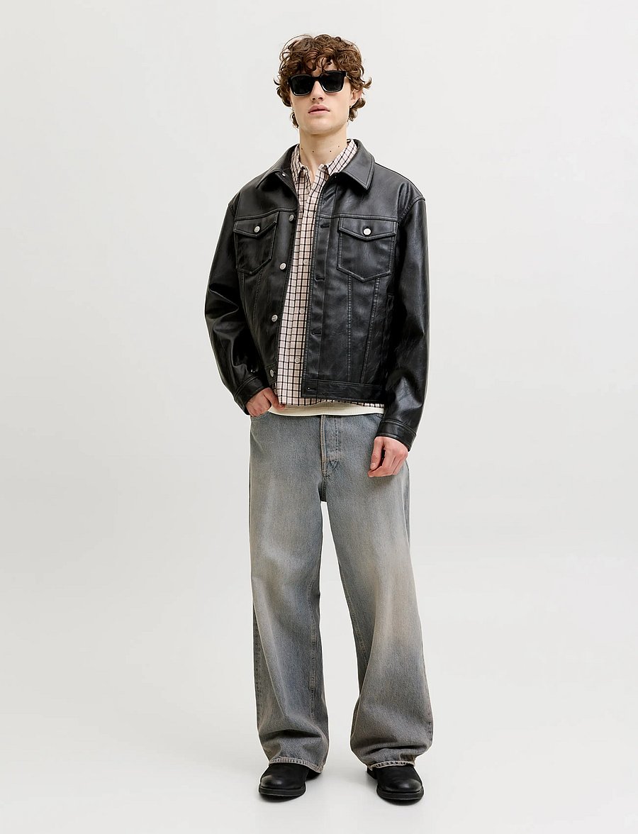 Jack & Jones - JORSAVONA AUSTIN SHIRT SS STYD SS26 - kurzarmhemden - antique white - 4