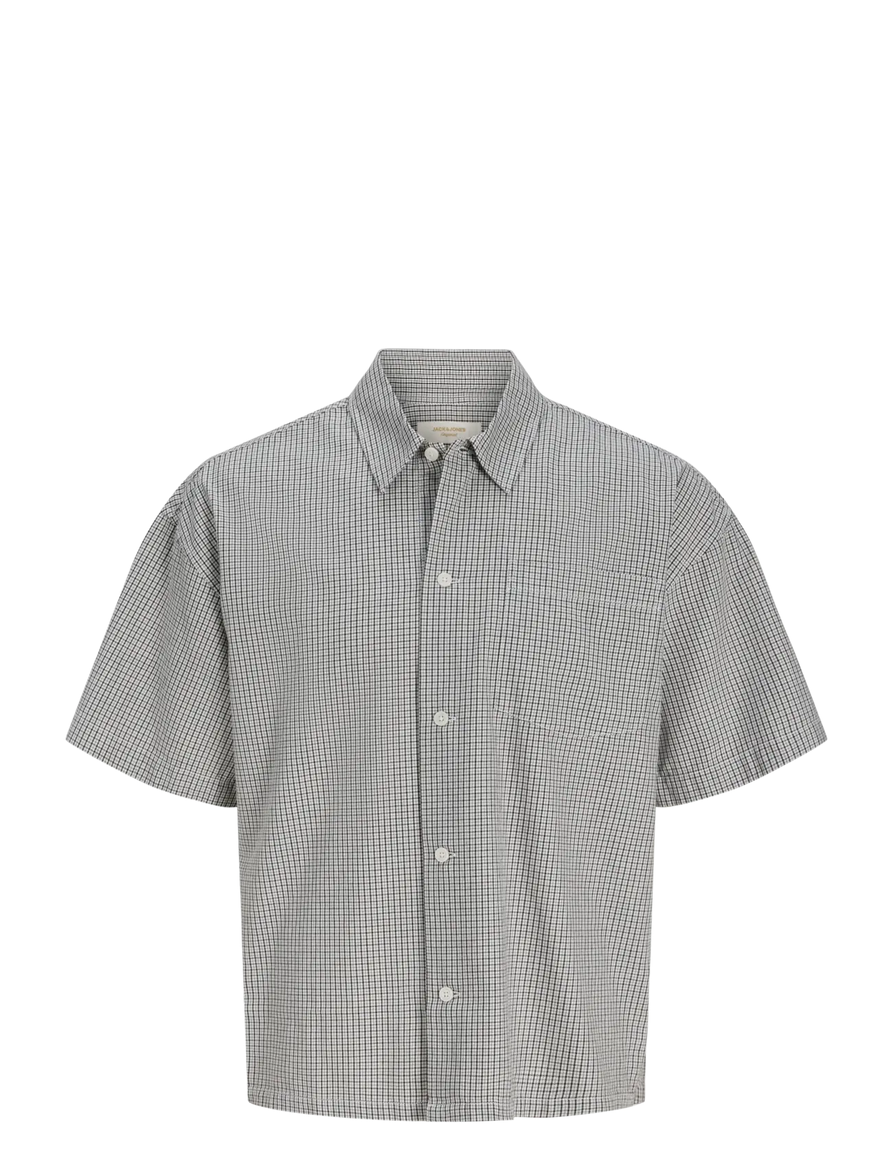 JACK & JONES Jorsavona Austin Shirt Ss Styd Ss26 Weiß - XXL - Herren