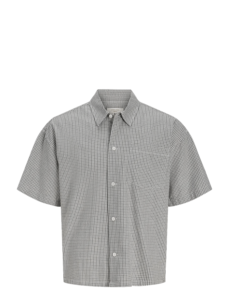 Jack & Jones - JORSAVONA AUSTIN SHIRT SS STYD SS26 - overhemden met korte mouw - asphalt - 1