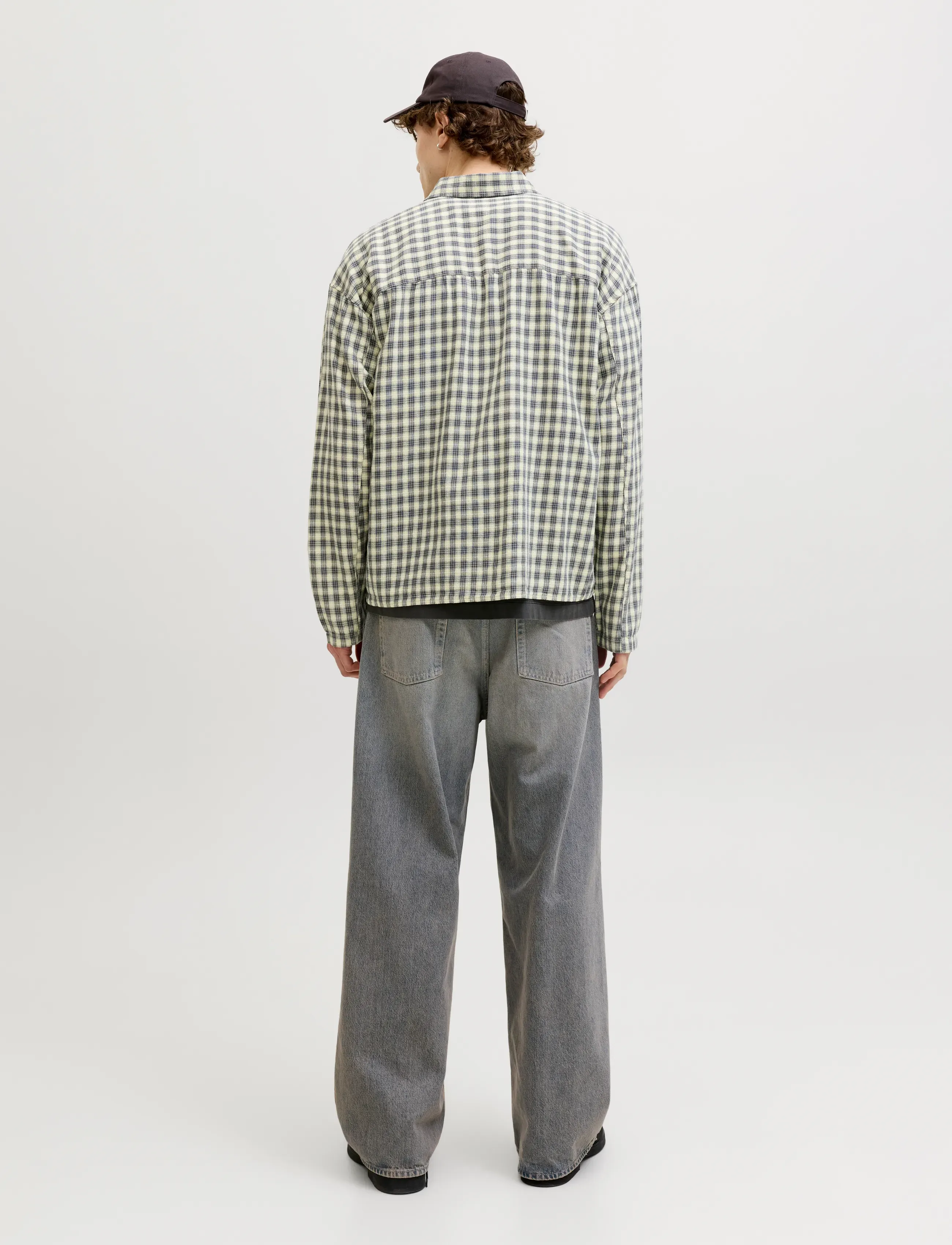 Jack & Jones - JORSAVONA AUSTIN DOBBY SHIRT LS STYDSS26 - köflóttar skyrtur - odyssey gray - 3