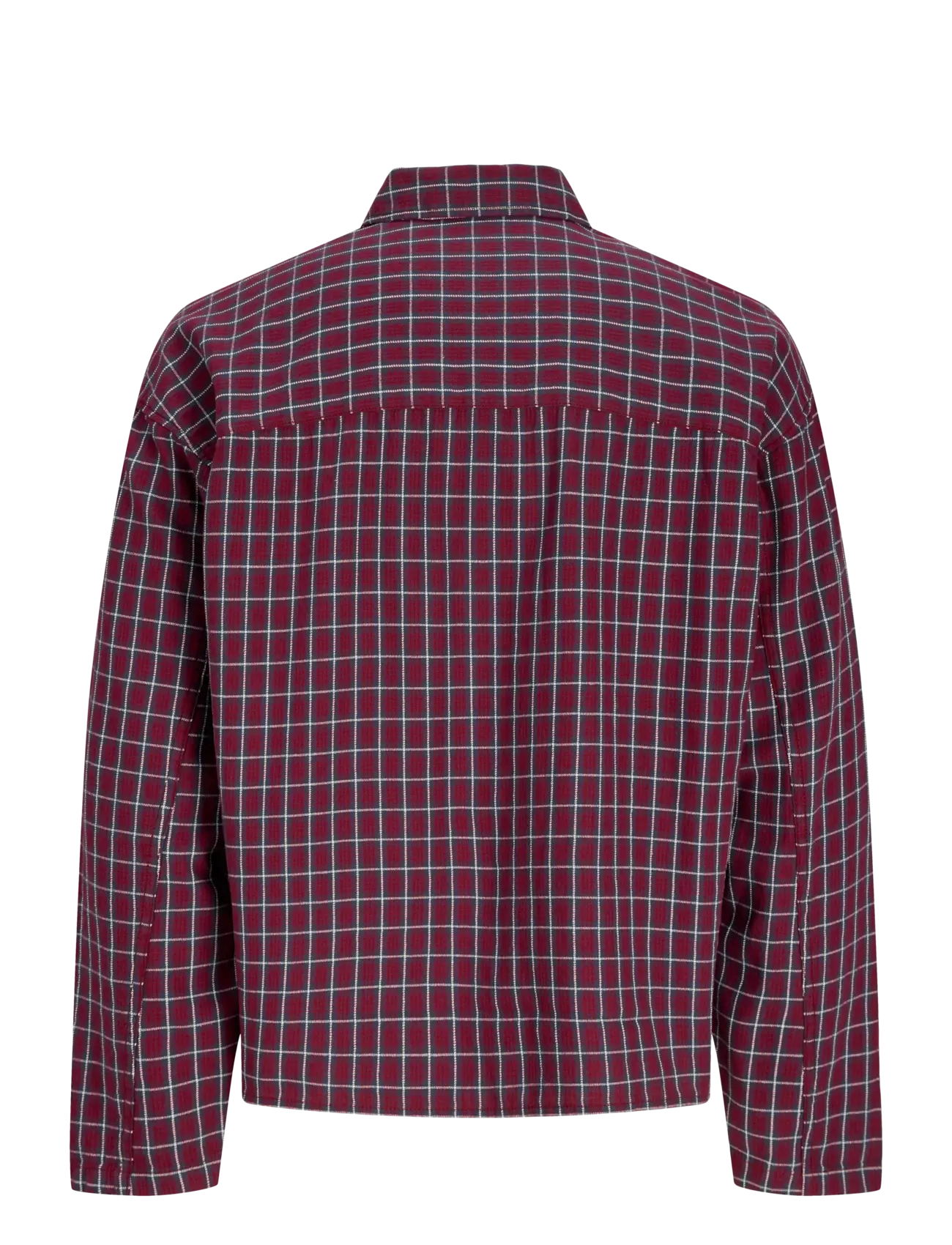Jack & Jones - JORSAVONA AUSTIN DOBBY SHIRT LS STYDSS26 - ternede skjorter - tibetan red - 2