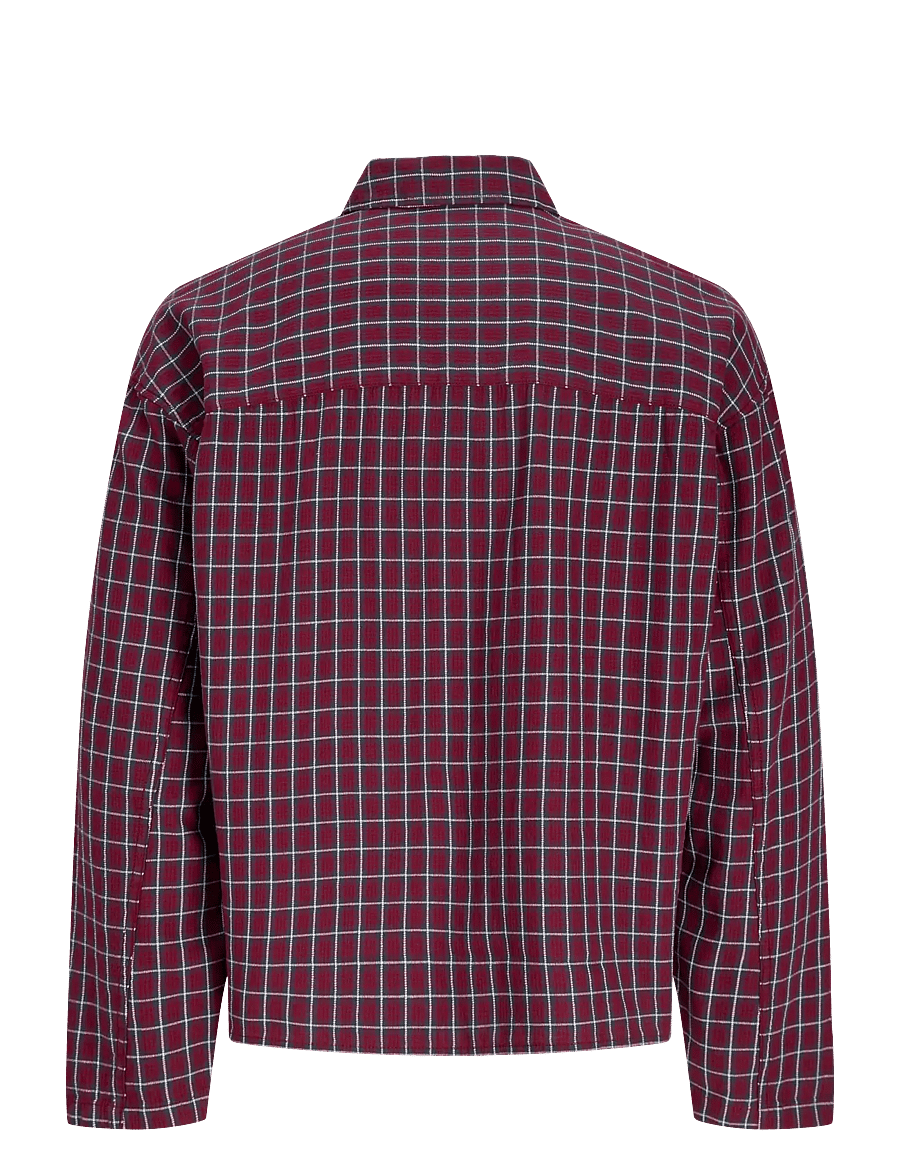 Jack & Jones - JORSAVONA AUSTIN DOBBY SHIRT LS STYDSS26 - ternede skjorter - tibetan red - 2