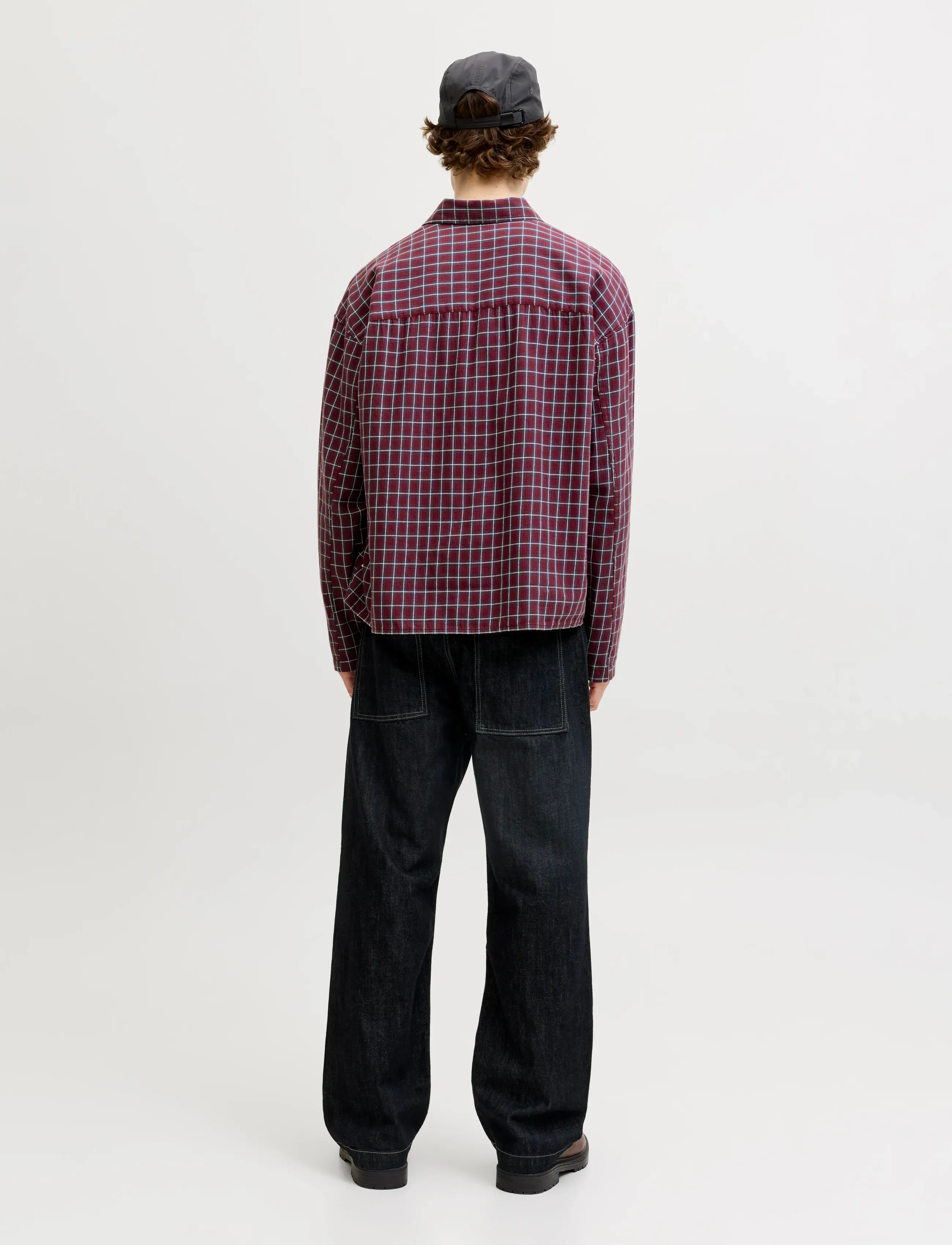 Jack & Jones - JORSAVONA AUSTIN DOBBY SHIRT LS STYDSS26 - ternede skjorter - tibetan red - 3