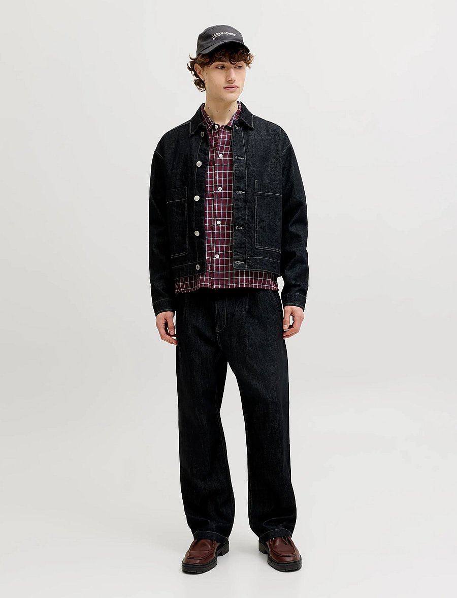 Jack & Jones - JORSAVONA AUSTIN DOBBY SHIRT LS STYDSS26 - ternede skjorter - tibetan red - 4