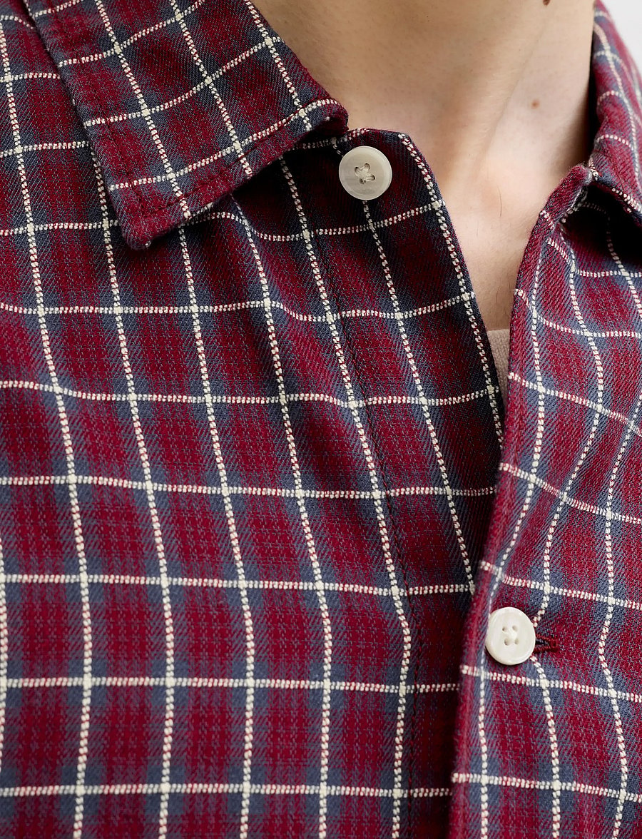 Jack & Jones - JORSAVONA AUSTIN DOBBY SHIRT LS STYDSS26 - ternede skjorter - tibetan red - 5