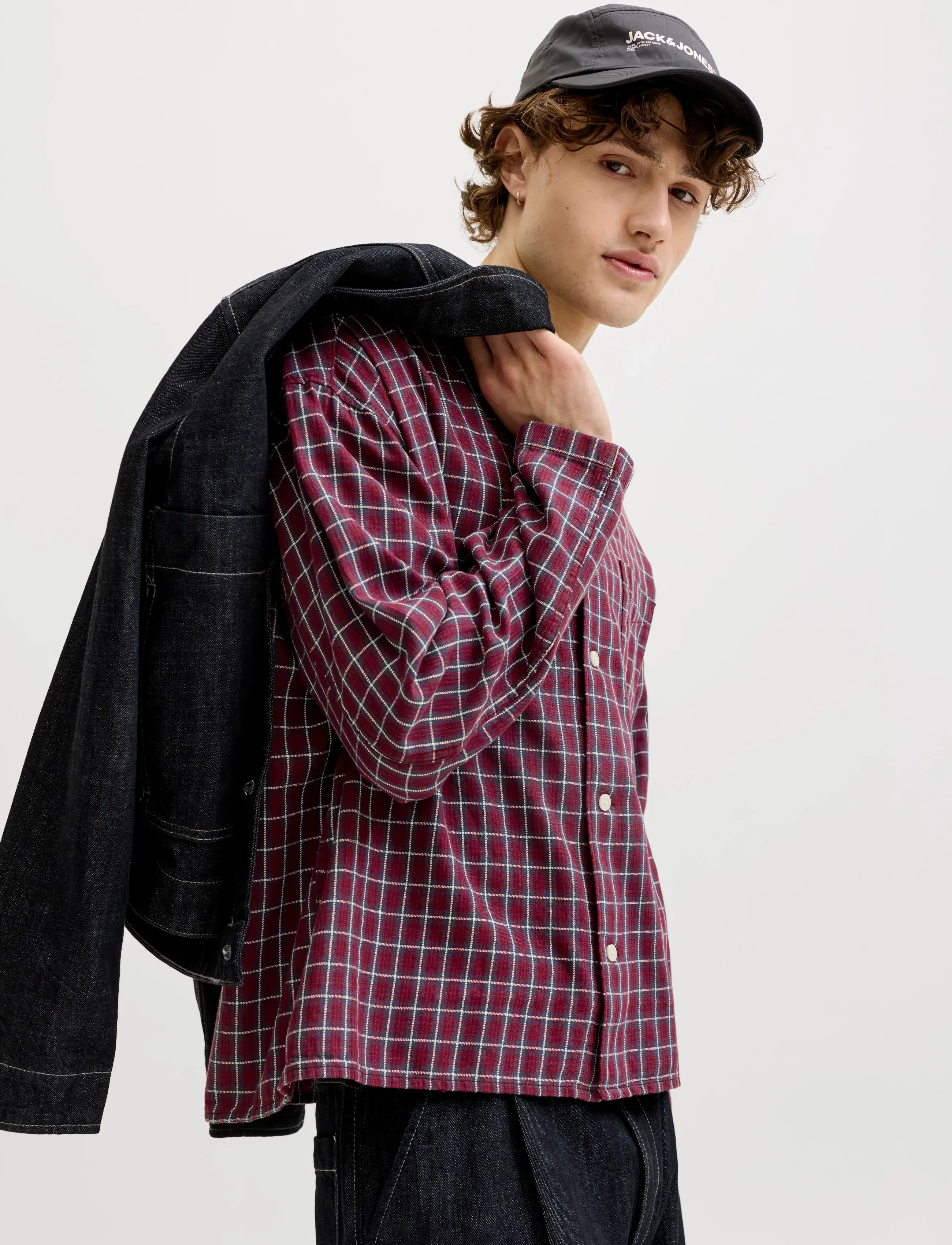 JACK & JONES Jorsavona Austin Dobby Shirt Ls Stydss26 casual skjortor herr – bild 5
