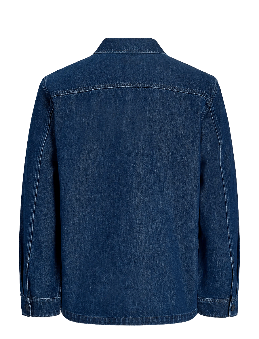 Jack & Jones - JPRBLUDERRY DNM L/S OVERSHIRT STYD - kollektsioonid - blue denim - 2