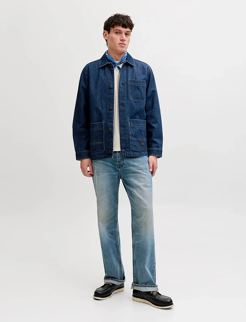 Jack & Jones - JPRBLUDERRY DNM L/S OVERSHIRT STYD - collections - blue denim - 4