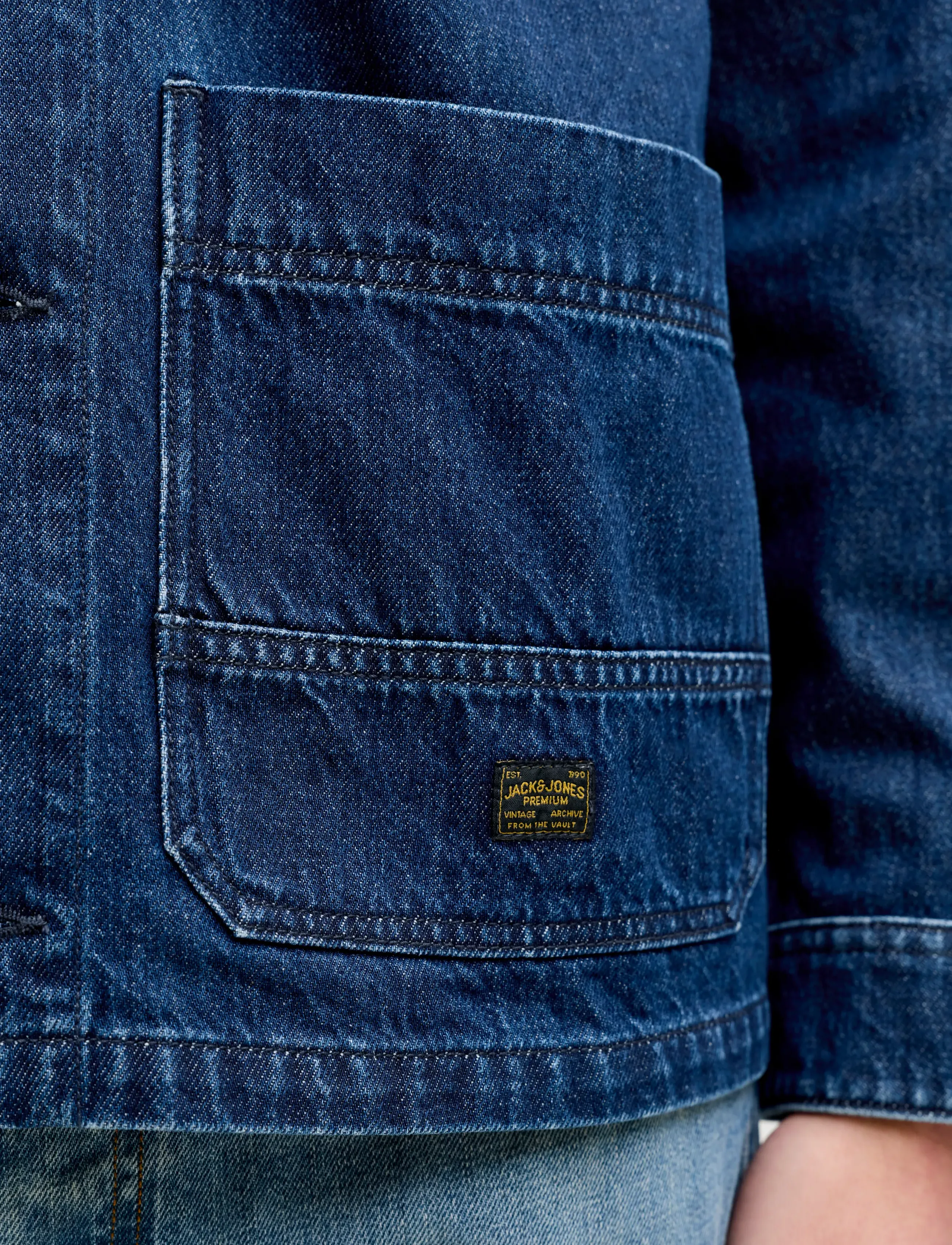 Jack & Jones - JPRBLUDERRY DNM L/S OVERSHIRT STYD - kollektsioonid - blue denim - 5