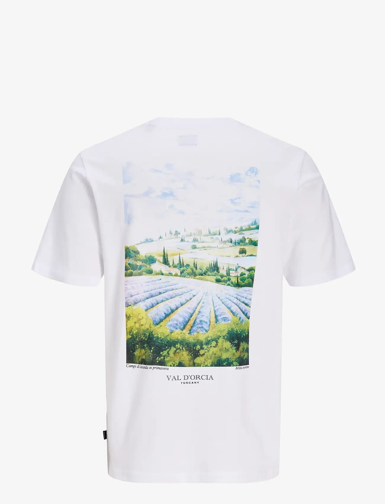 Jack & Jones - JPRBLAJAMES GRAPHIC SS TEE STYD SS26 - kortærmede t-shirts - bright white - 2