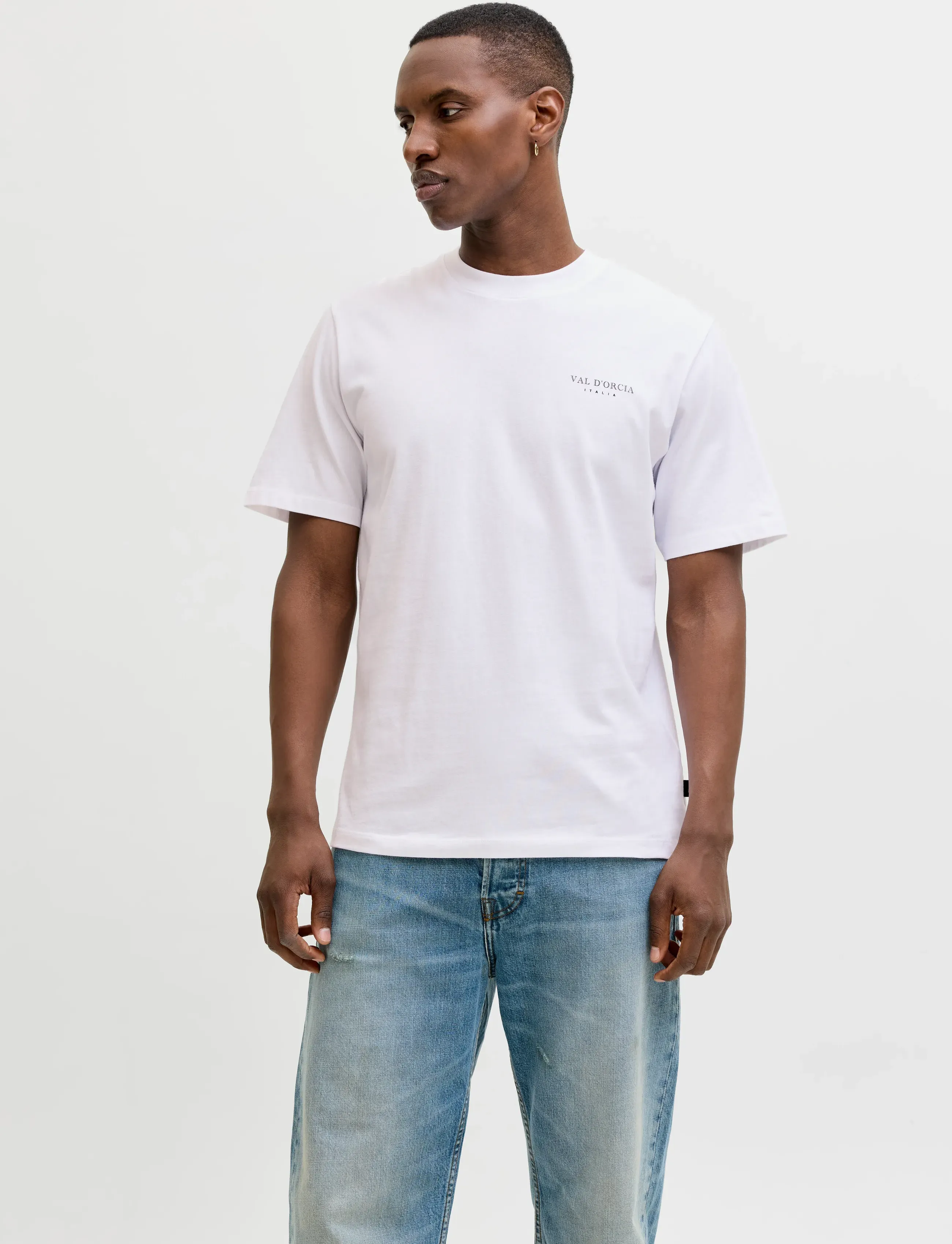 Jack & Jones JPRBLAJAMES GRAPHIC SS TEE STYD SS26 - T-shirts - BRIGHT WHITE / white