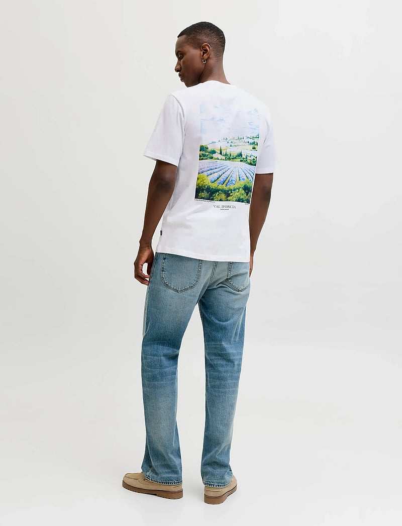 Jack & Jones - JPRBLAJAMES GRAPHIC SS TEE STYD SS26 - kortærmede t-shirts - bright white - 3