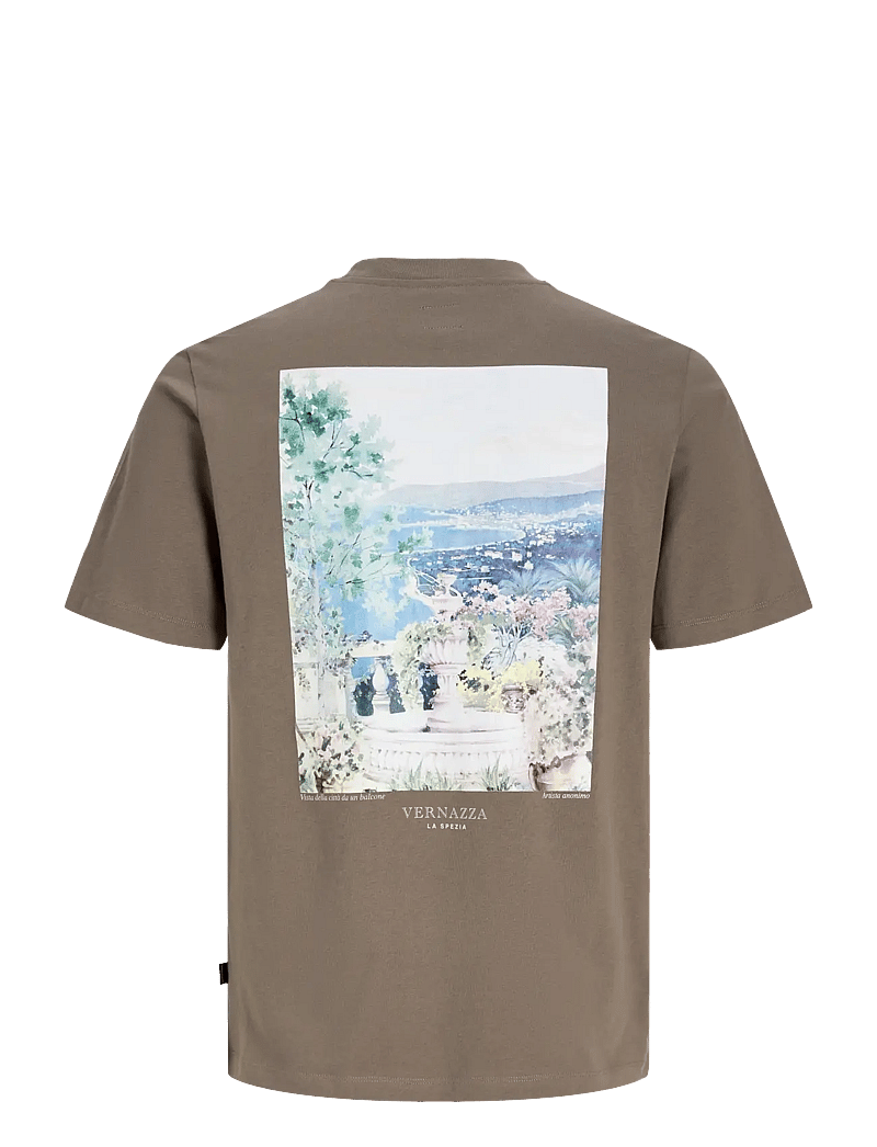 Jack & Jones - JPRBLAJAMES GRAPHIC SS TEE STYD SS26 - lühikeste varrukatega t-särgid - morel - 2