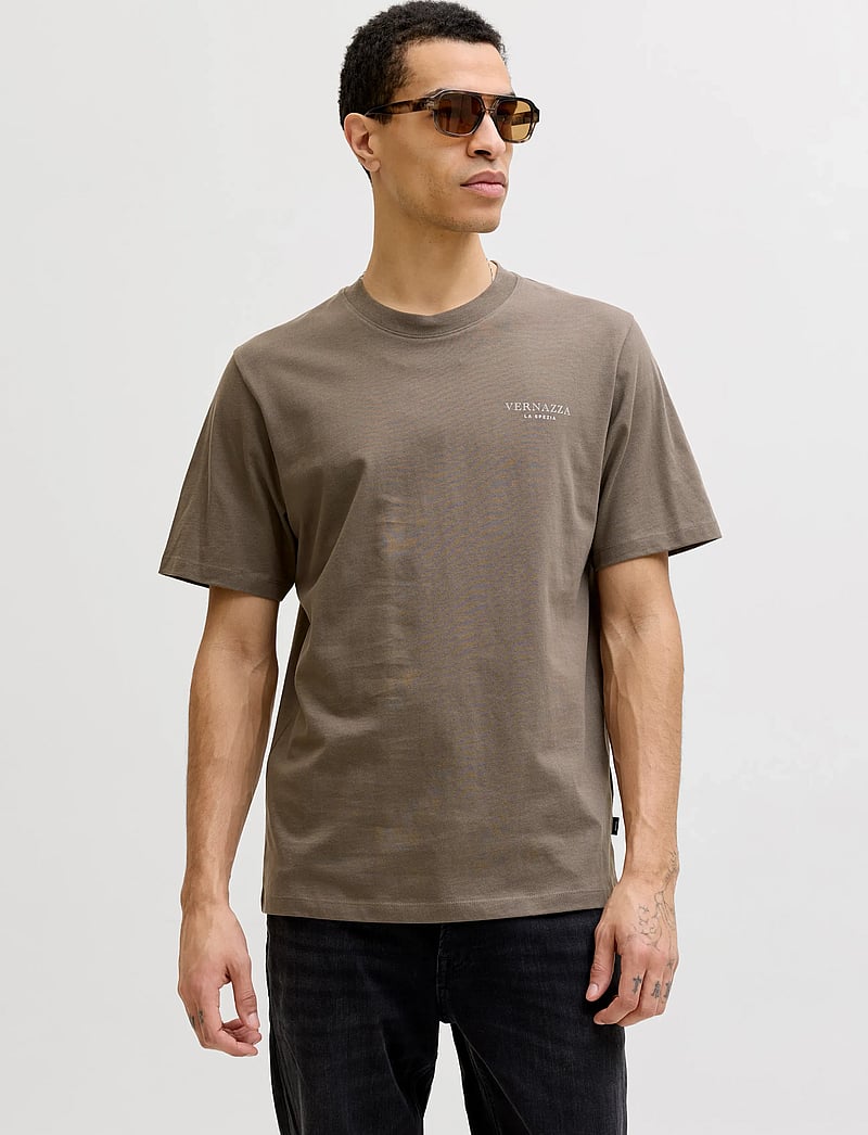Jack & Jones - JPRBLAJAMES GRAPHIC SS TEE STYD SS26 - lühikeste varrukatega t-särgid - morel - 0