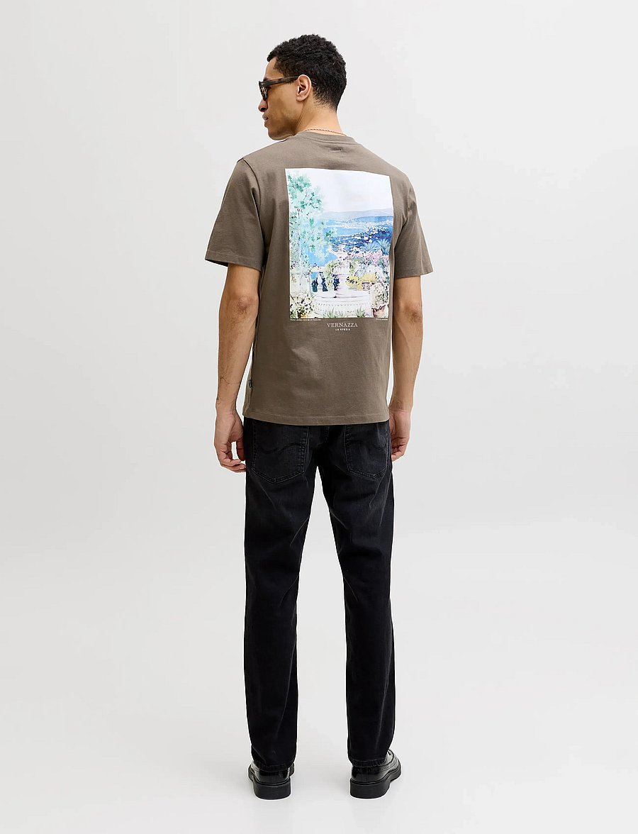 Jack & Jones - JPRBLAJAMES GRAPHIC SS TEE STYD SS26 - t-krekli ar īsām piedurknēm - morel - 3