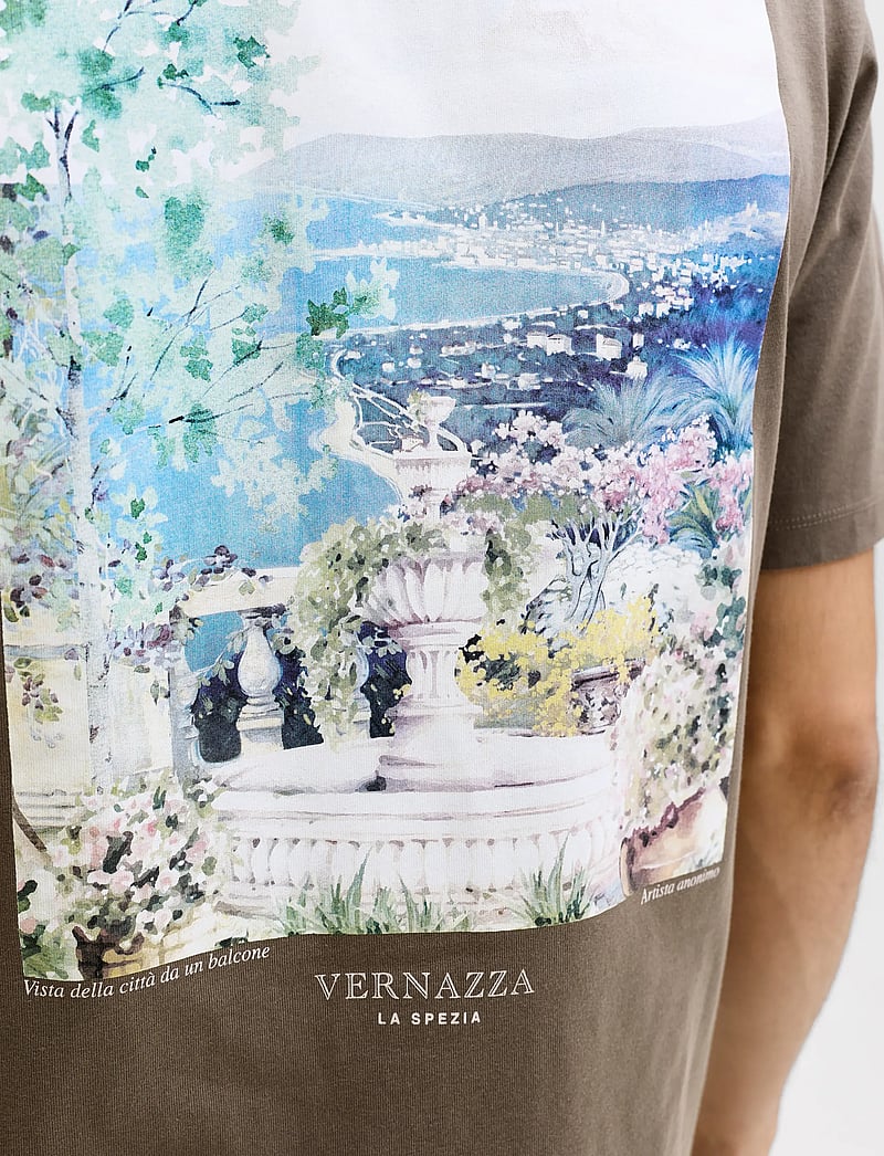 Jack & Jones - JPRBLAJAMES GRAPHIC SS TEE STYD SS26 - lühikeste varrukatega t-särgid - morel - 5