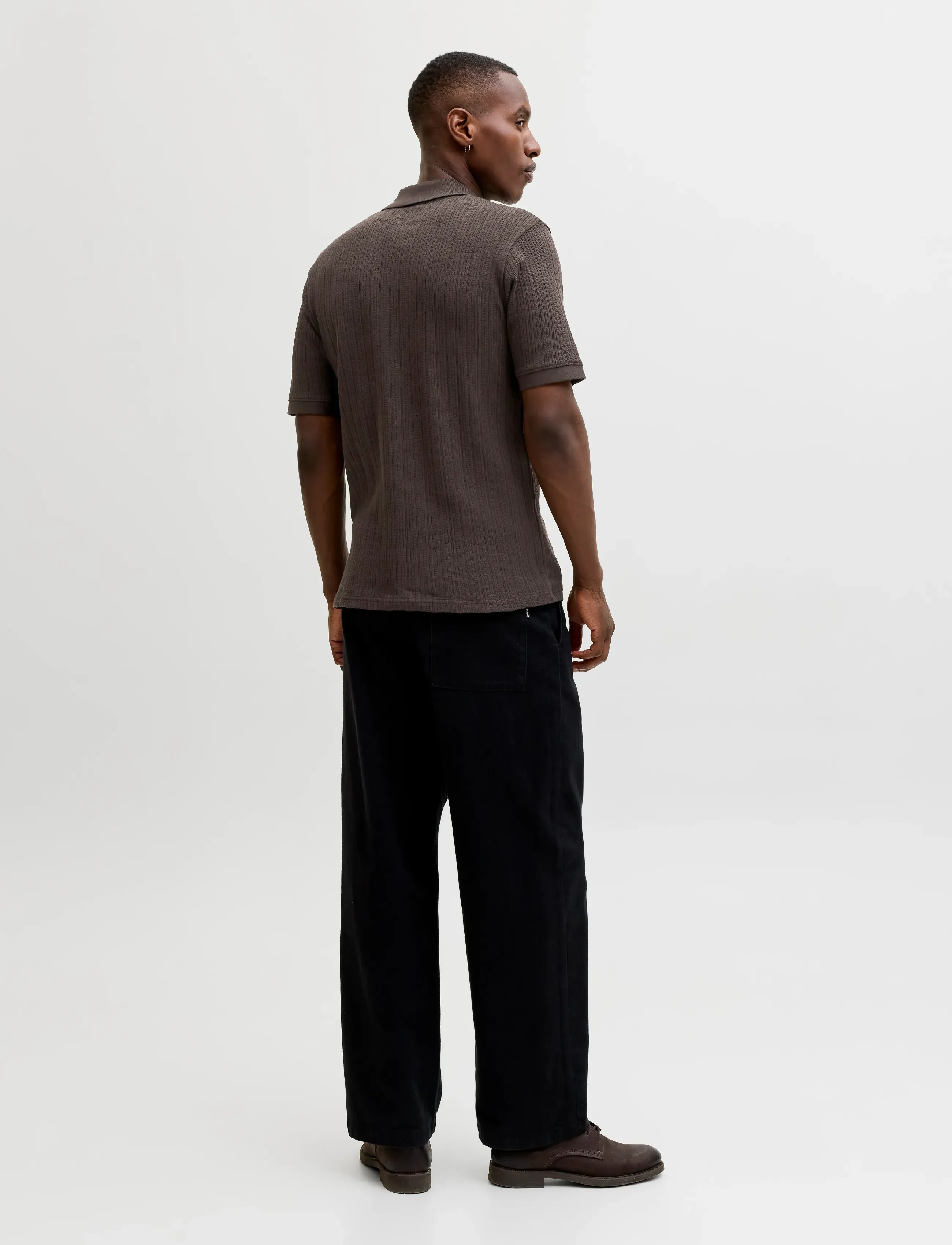 Jack & Jones - JPRBLAHENRY SS POLO STYD SS26 - short-sleeved polos - chocolate torte - 3