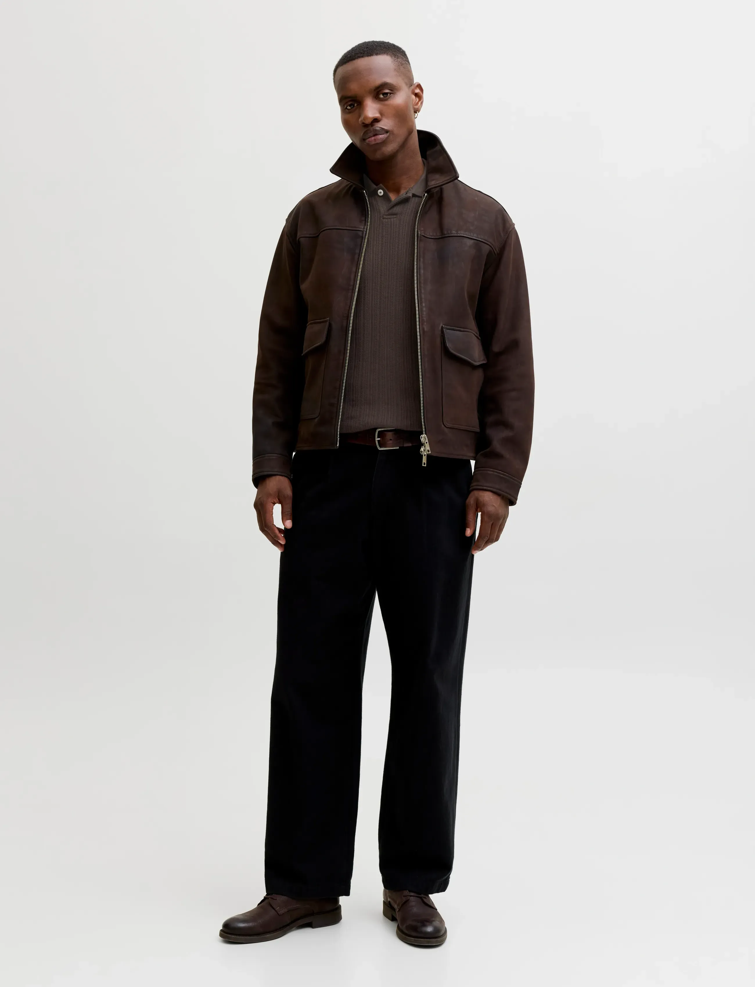 Jack & Jones - JPRBLAHENRY SS POLO STYD SS26 - short-sleeved polos - chocolate torte - 4