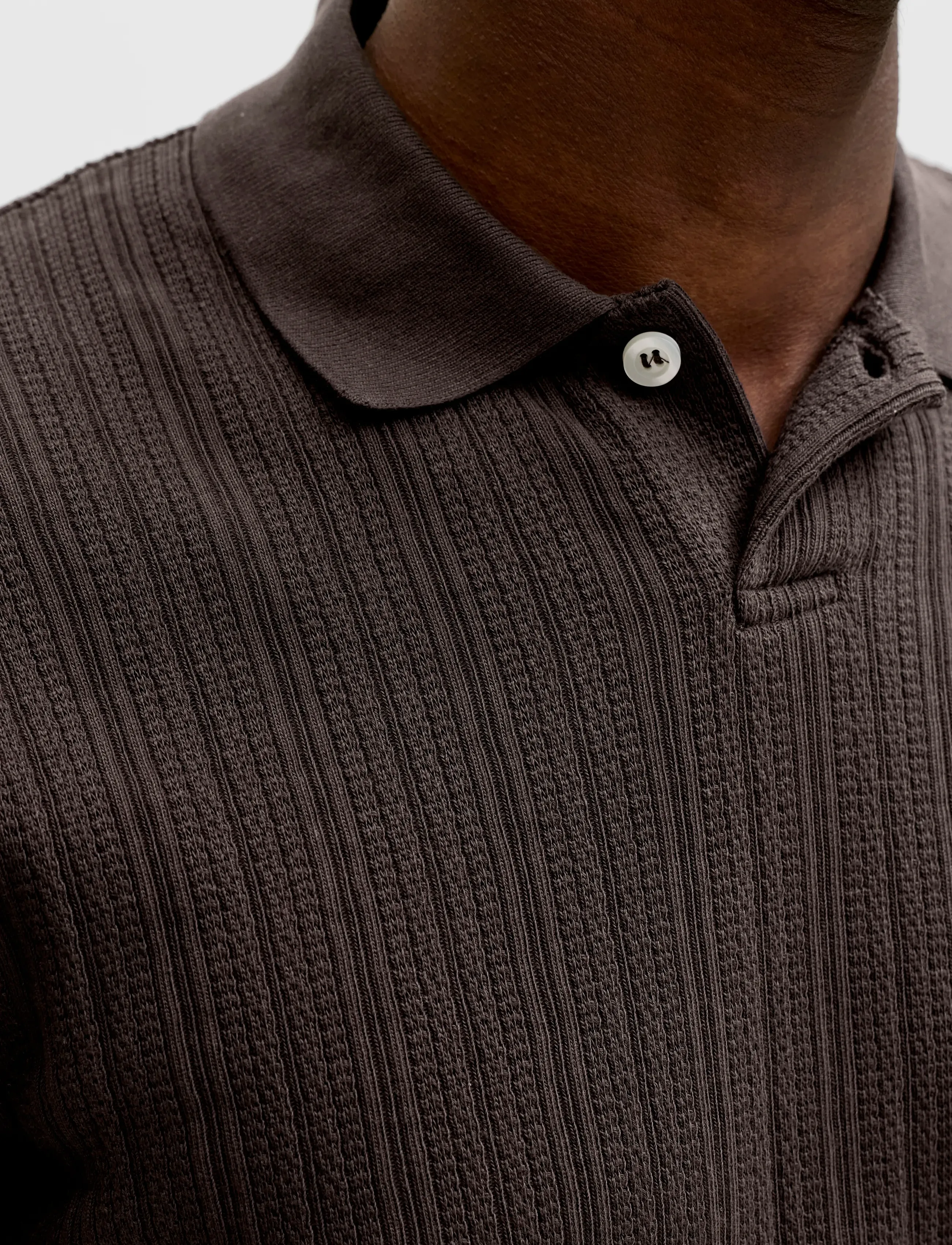 Jack & Jones - JPRBLAHENRY SS POLO STYD SS26 - short-sleeved polos - chocolate torte - 5