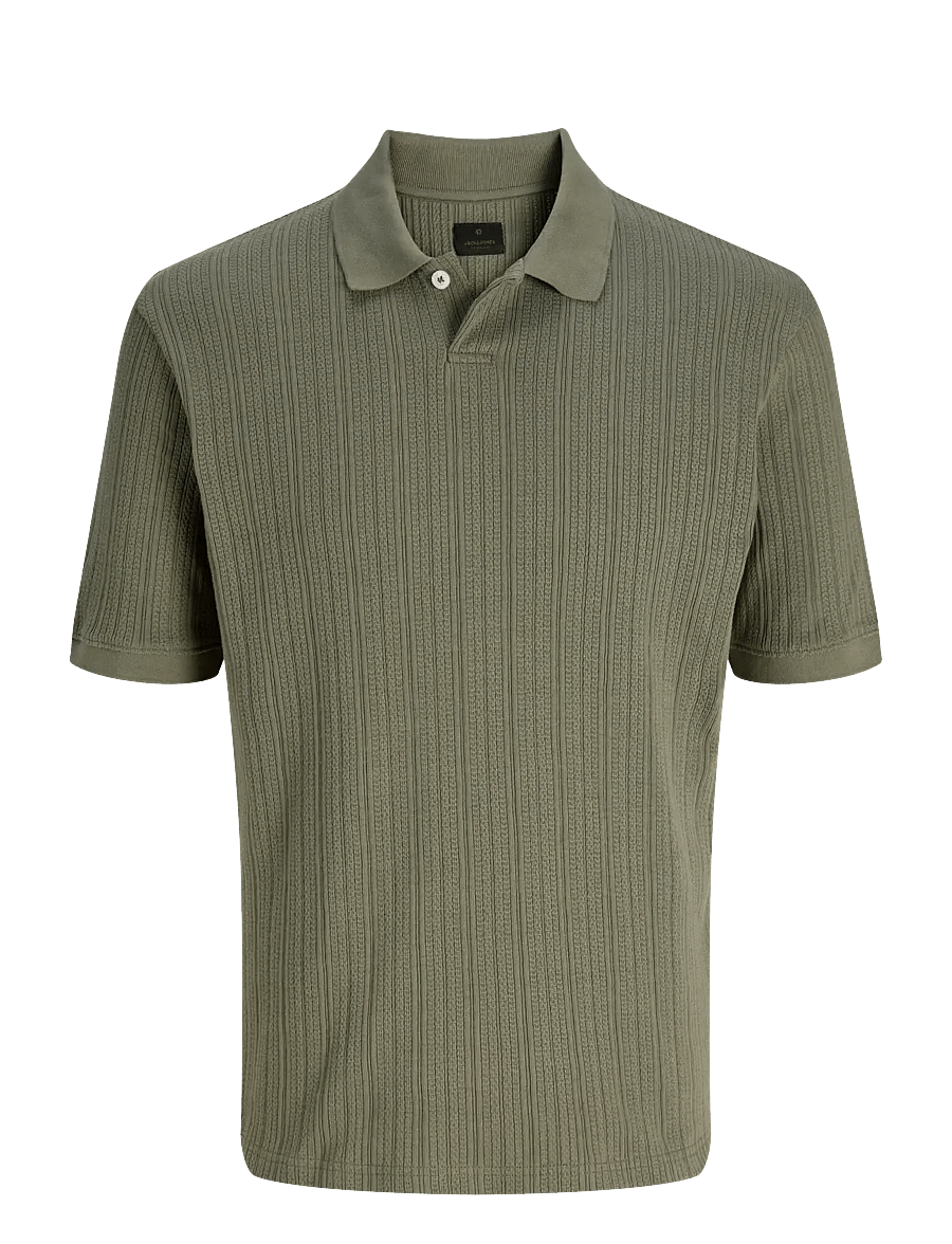 Jack & Jones - JPRBLAHENRY SS POLO STYD SS26 - kortärmade pikéer - smokey olive - 1