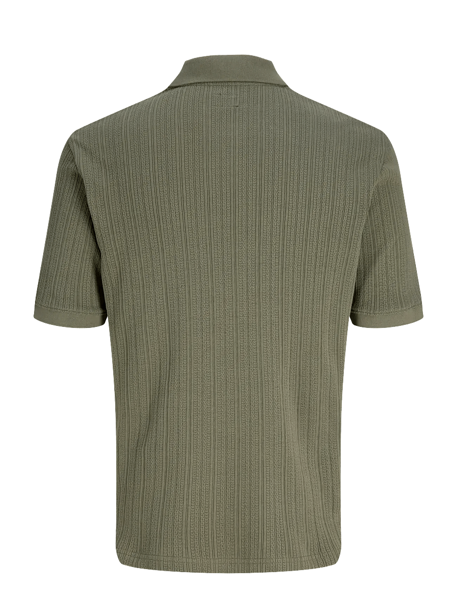 Jack & Jones - JPRBLAHENRY SS POLO STYD SS26 - kortärmade pikéer - smokey olive - 2