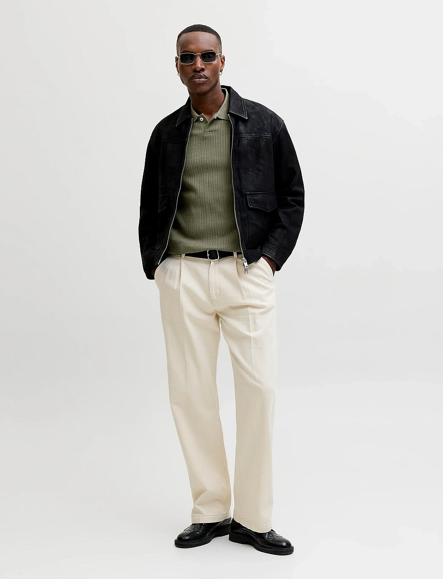 Jack & Jones - JPRBLAHENRY SS POLO STYD SS26 - kortärmade pikéer - smokey olive - 4