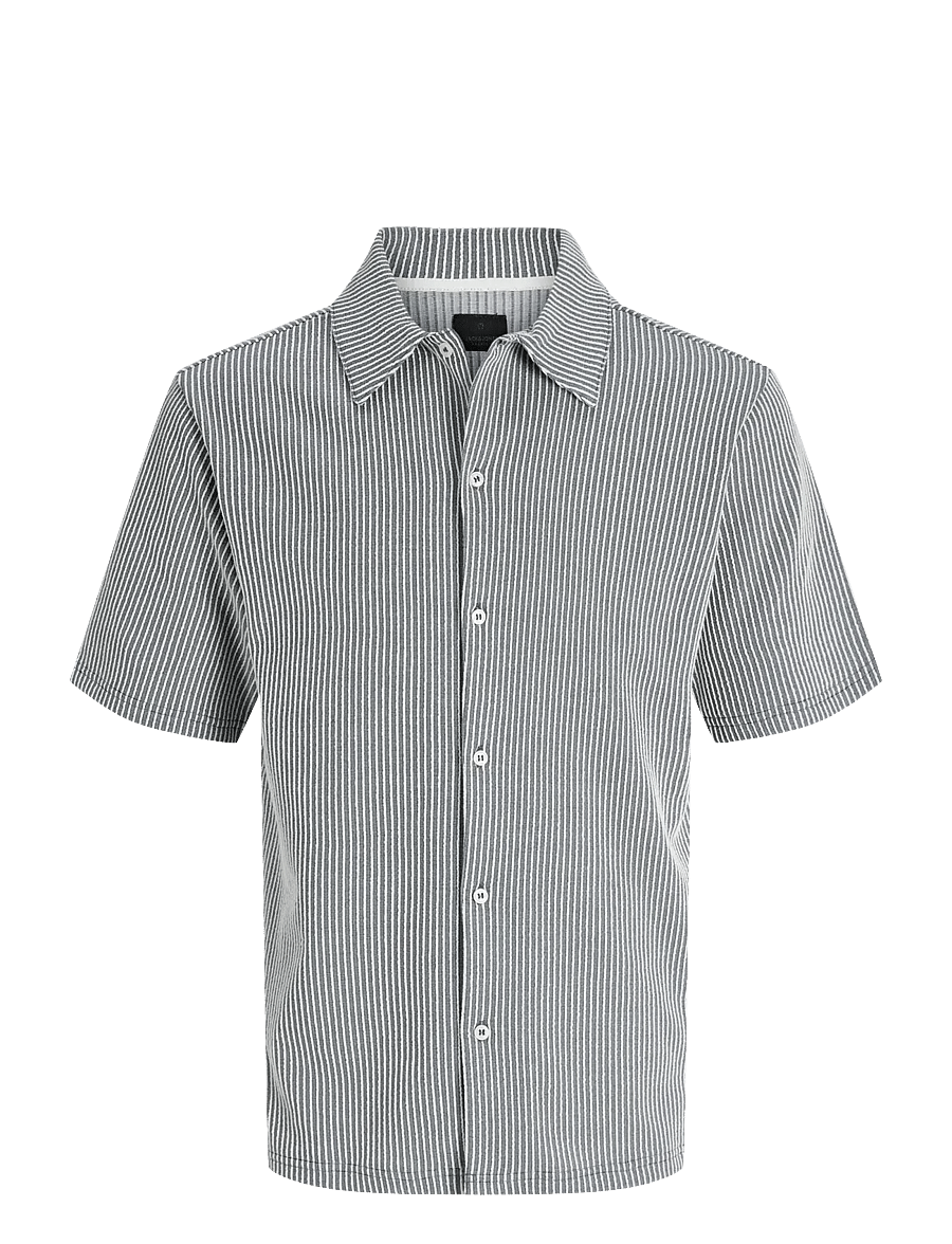 Jack & Jones - JPRBLANOAH SS SHIRT STYD SS26 - krekli ar īsām piedurknēm - dark navy - 1