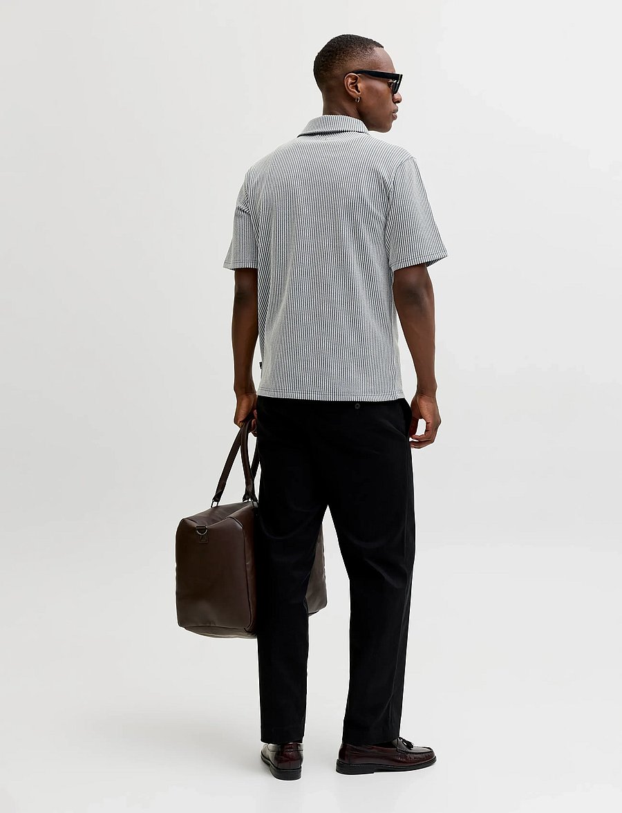 Jack & Jones - JPRBLANOAH SS SHIRT STYD SS26 - krekli ar īsām piedurknēm - dark navy - 3