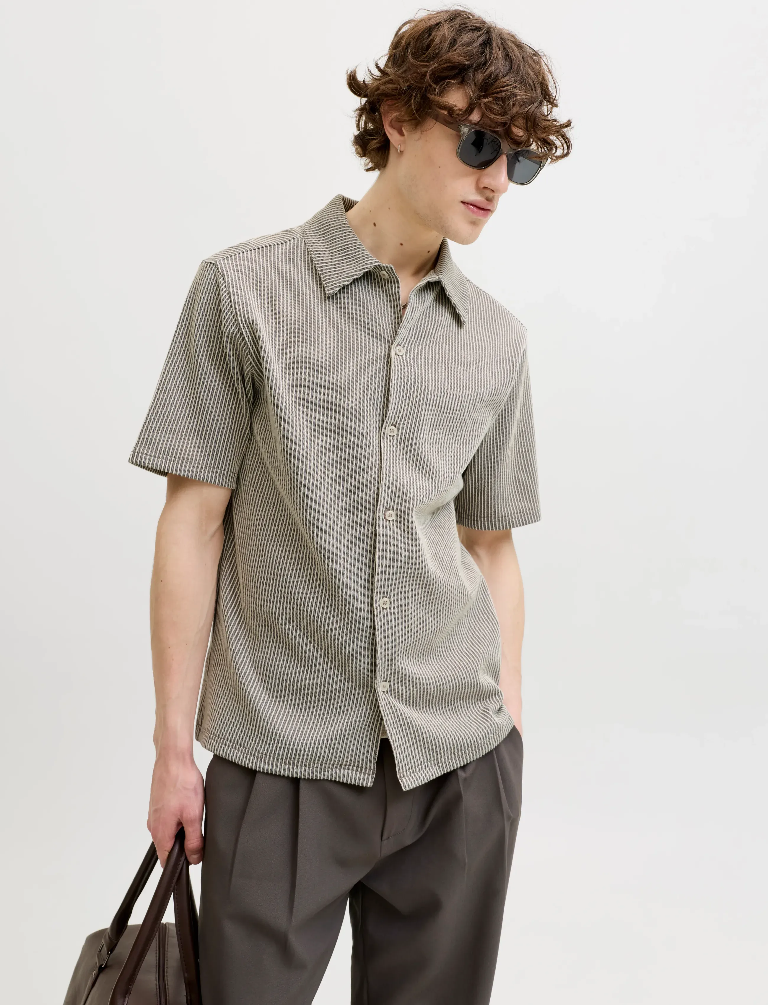 JACK & JONES Jprblanoah Ss Shirt Styd Ss26 kortärmade skjortor herr – bild 5