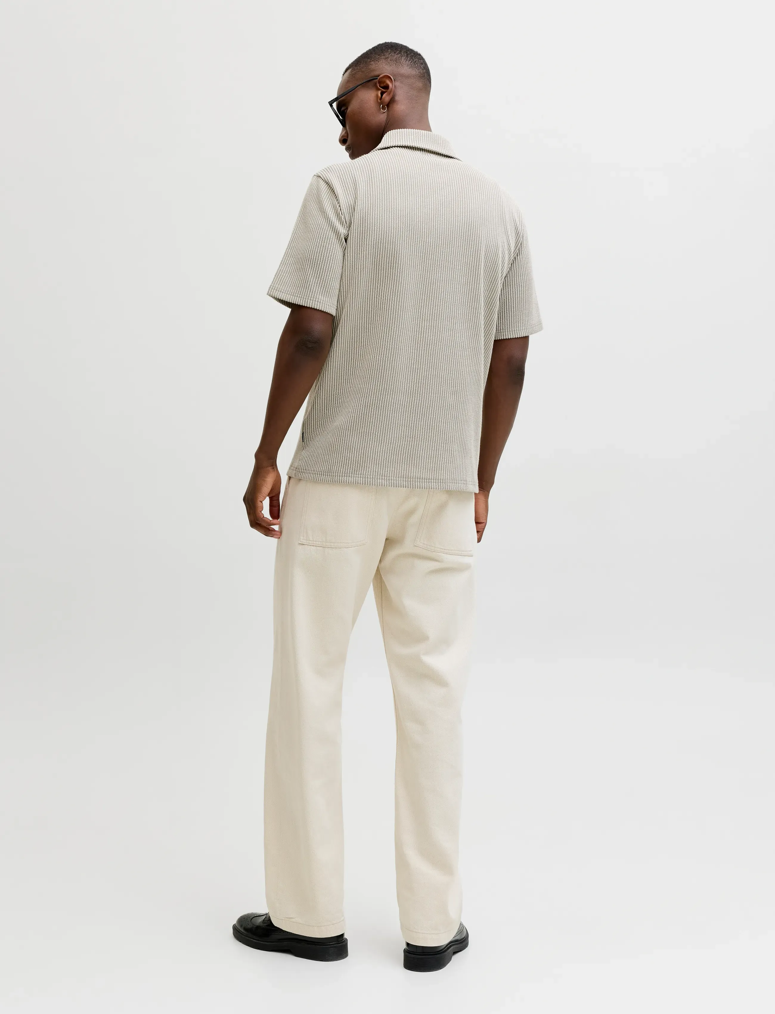 Jack & Jones - JPRBLANOAH SS SHIRT STYD SS26 - lühikeste varrukatega särgid - smokey olive - 3