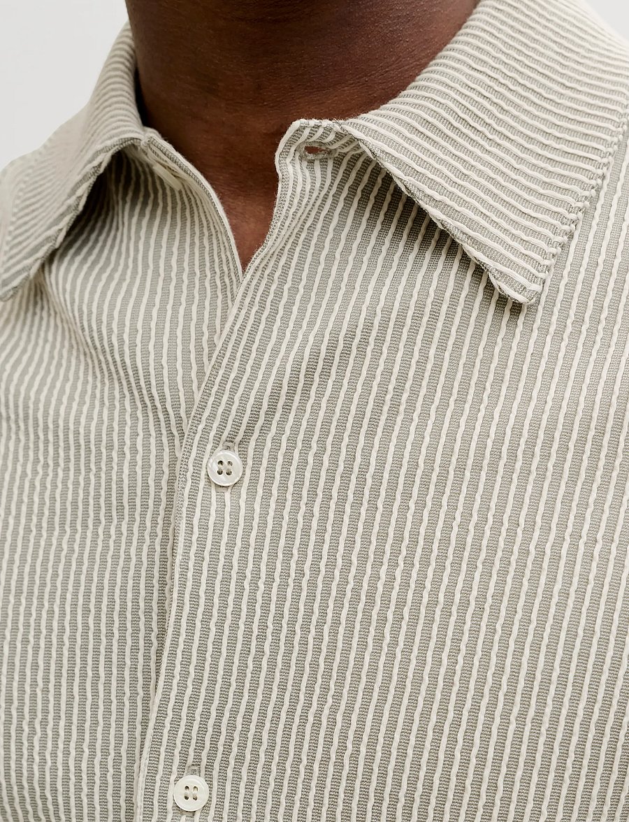 Jack & Jones - JPRBLANOAH SS SHIRT STYD SS26 - kortærmede skjorter - smokey olive - 5