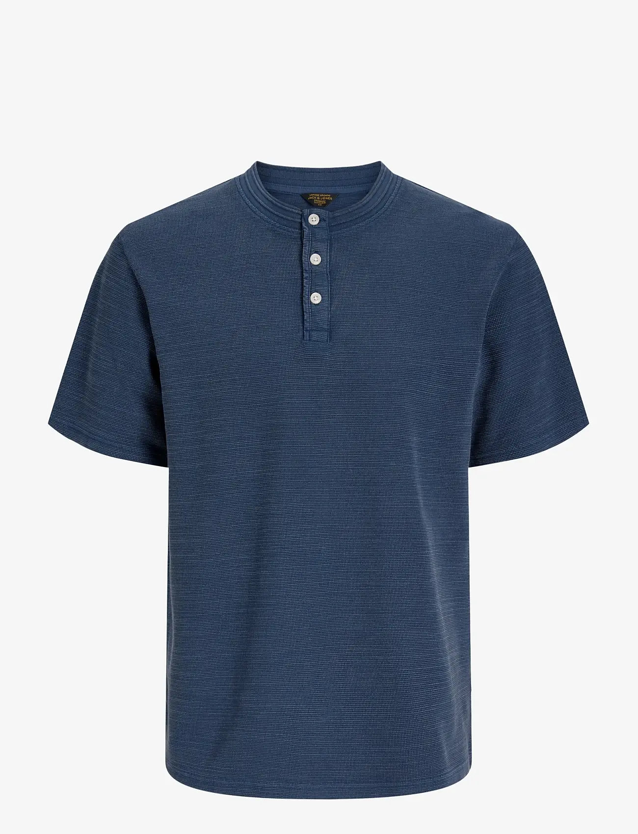 Jack & Jones - JPRBLULUCAS SS HENLEY TEE STYD SS26 - kortærmede t-shirts - insignia blue - 1