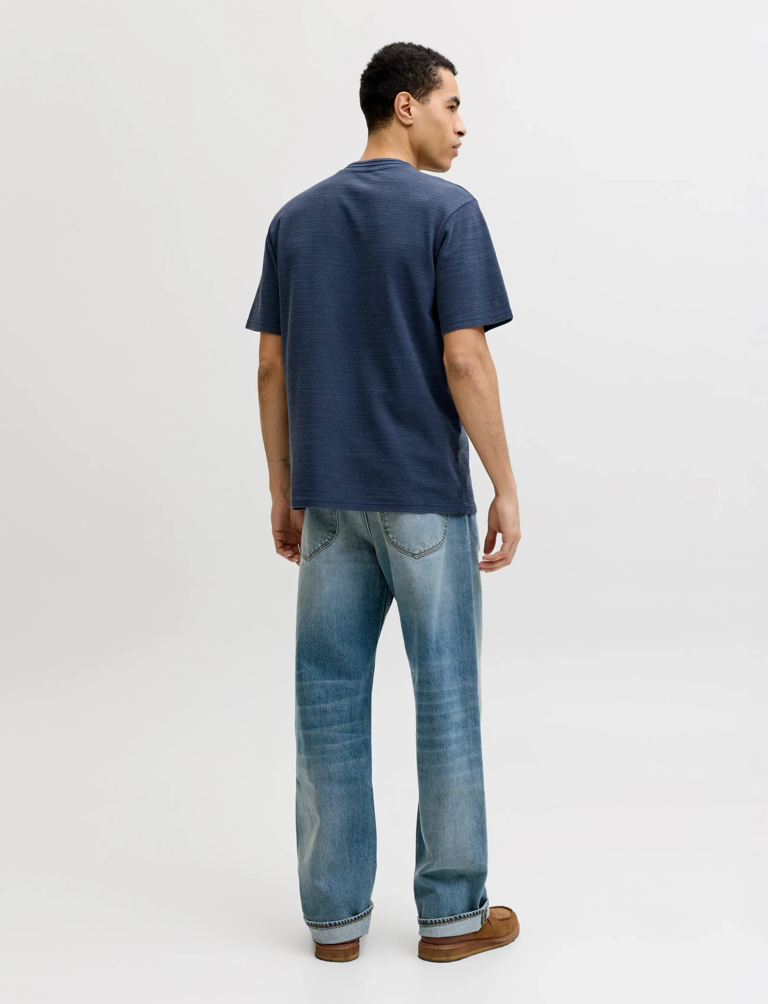 Jack & Jones - JPRBLULUCAS SS HENLEY TEE STYD SS26 - kortärmade t-shirts - insignia blue - 3