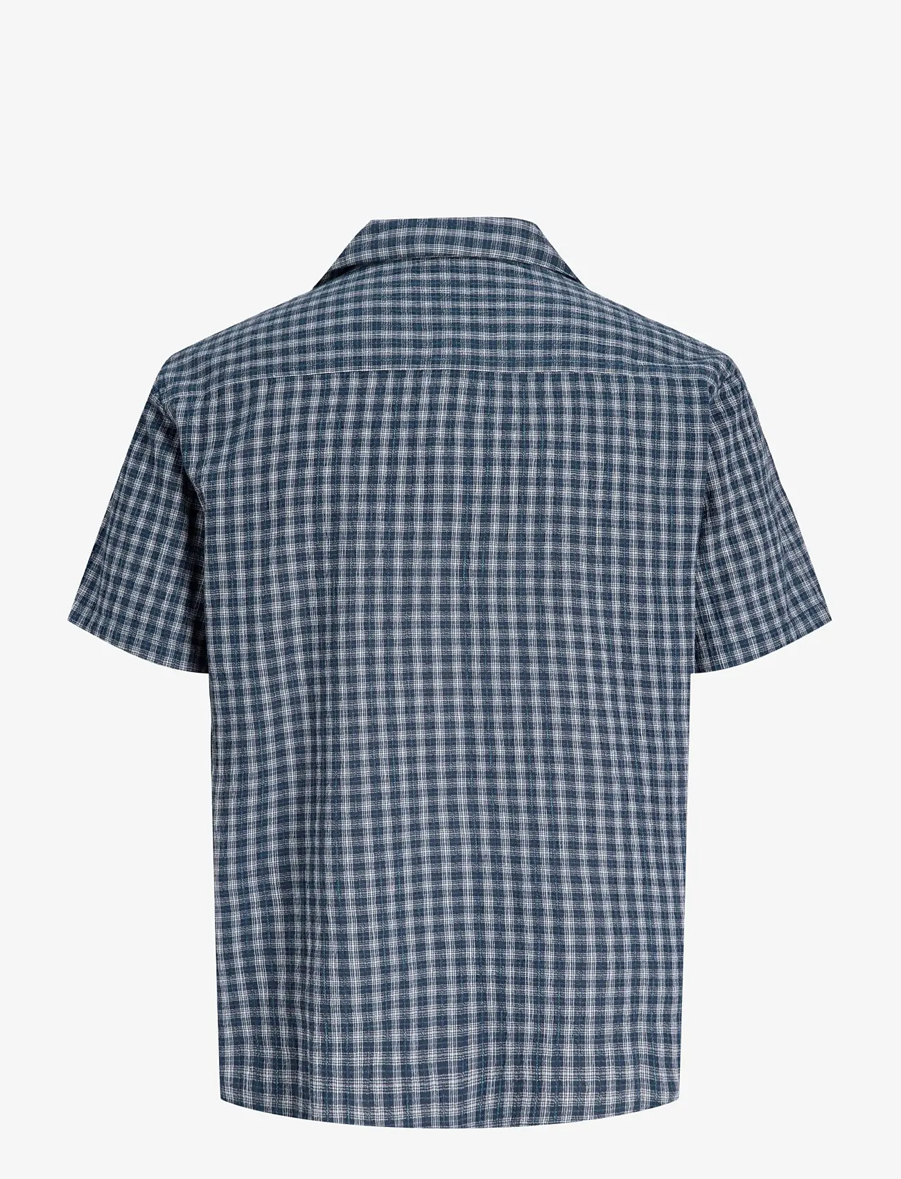 Jack & Jones - JPRBLULEVI DOBBY S/S RESORT SHIRT STYD - chemises à carreaux - pageant blue - 2