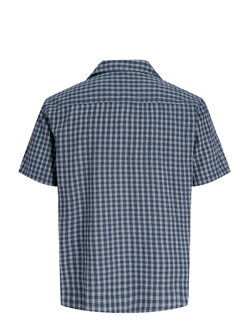 Jack & Jones - JPRBLULEVI DOBBY S/S RESORT SHIRT STYD - karierte hemden - pageant blue - 2