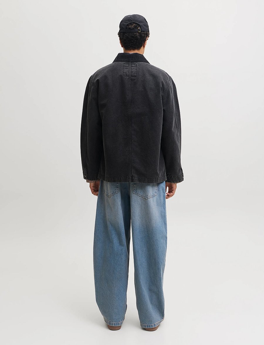 Jack & Jones - JJIJOEY JJCREW SQ 071 SN - weite jeans - blue denim - 3