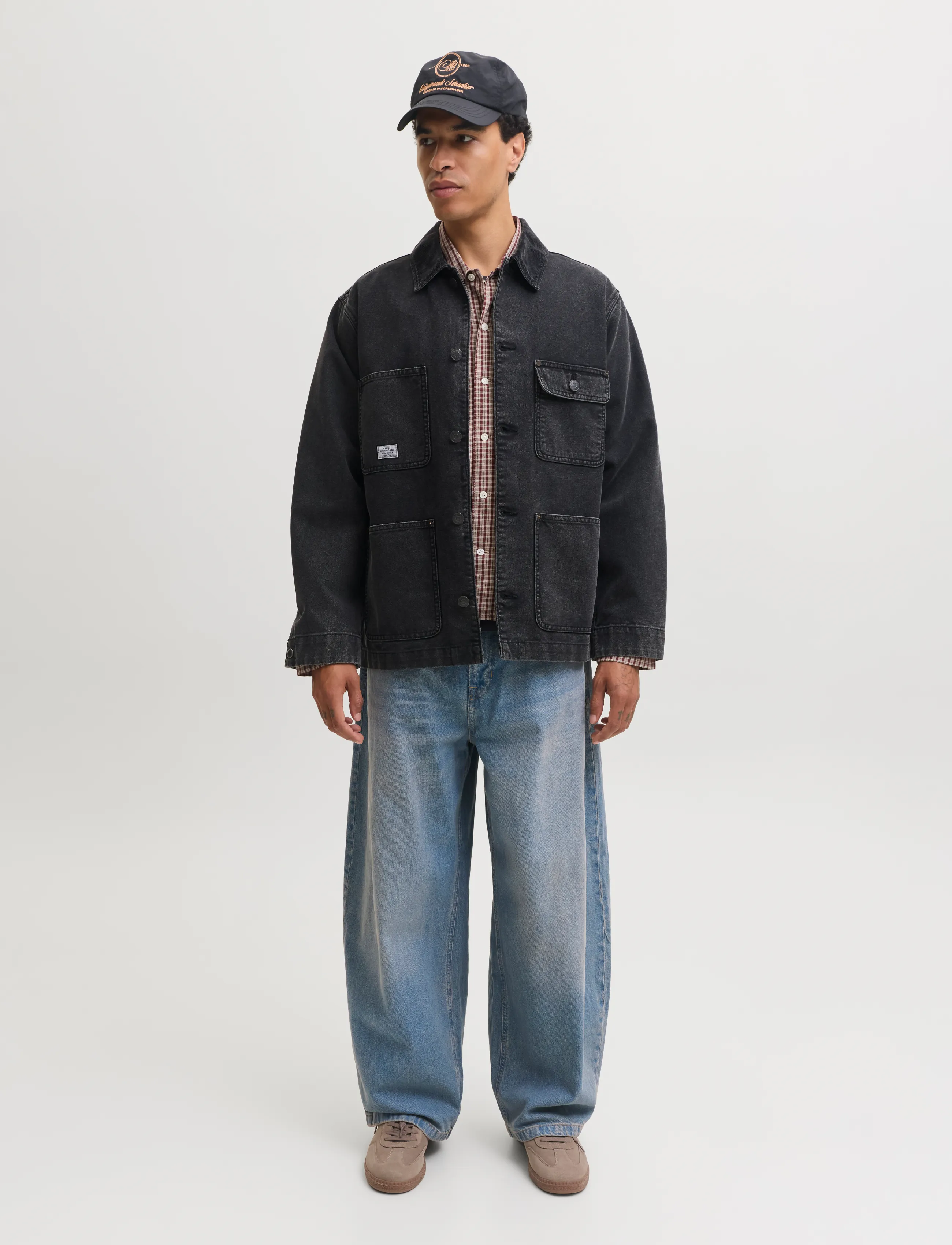 Jack & Jones - JJIJOEY JJCREW SQ 071 SN - loose jeans - blue denim - 4