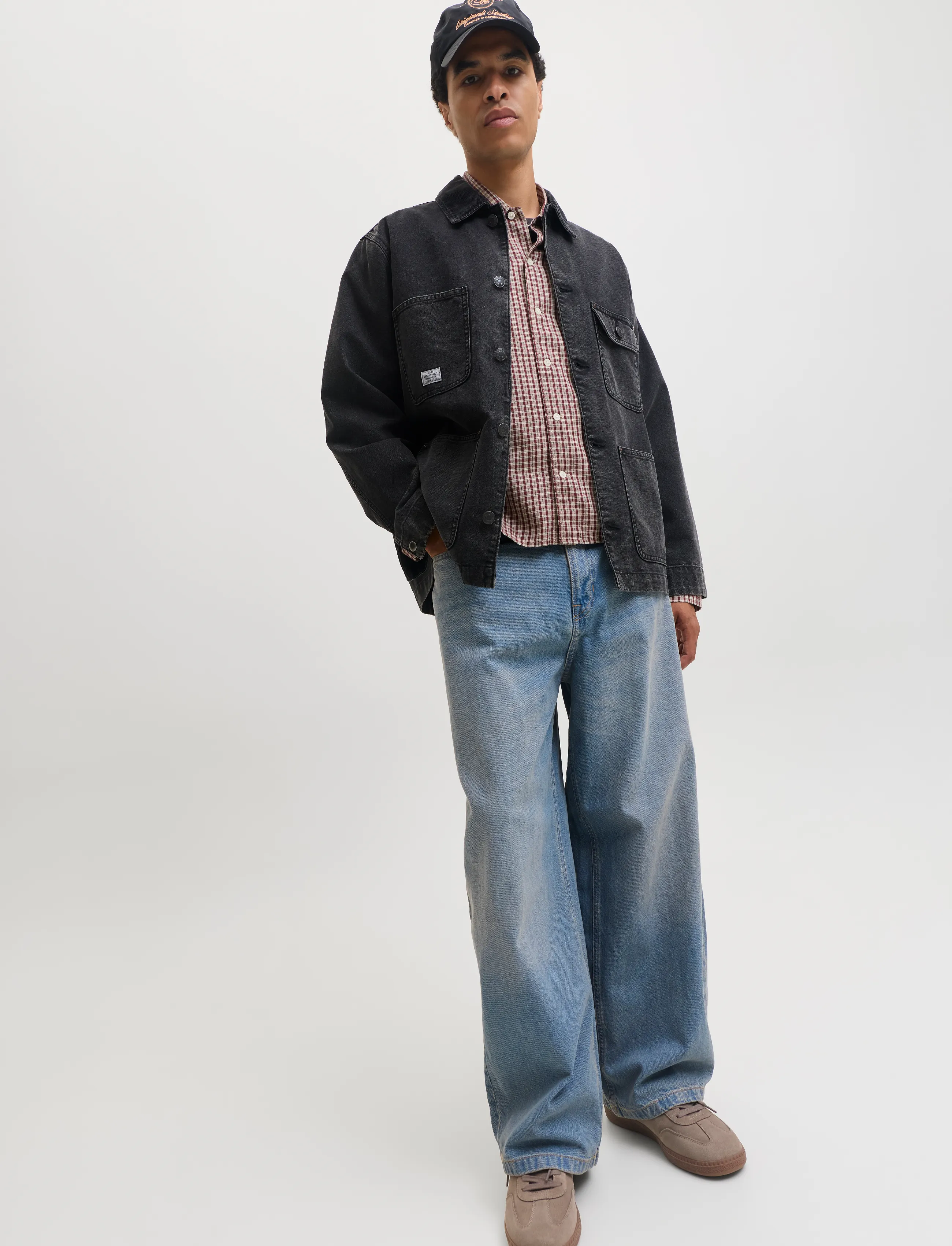 Jack & Jones - JJIJOEY JJCREW SQ 071 SN - loose jeans - blue denim - 5