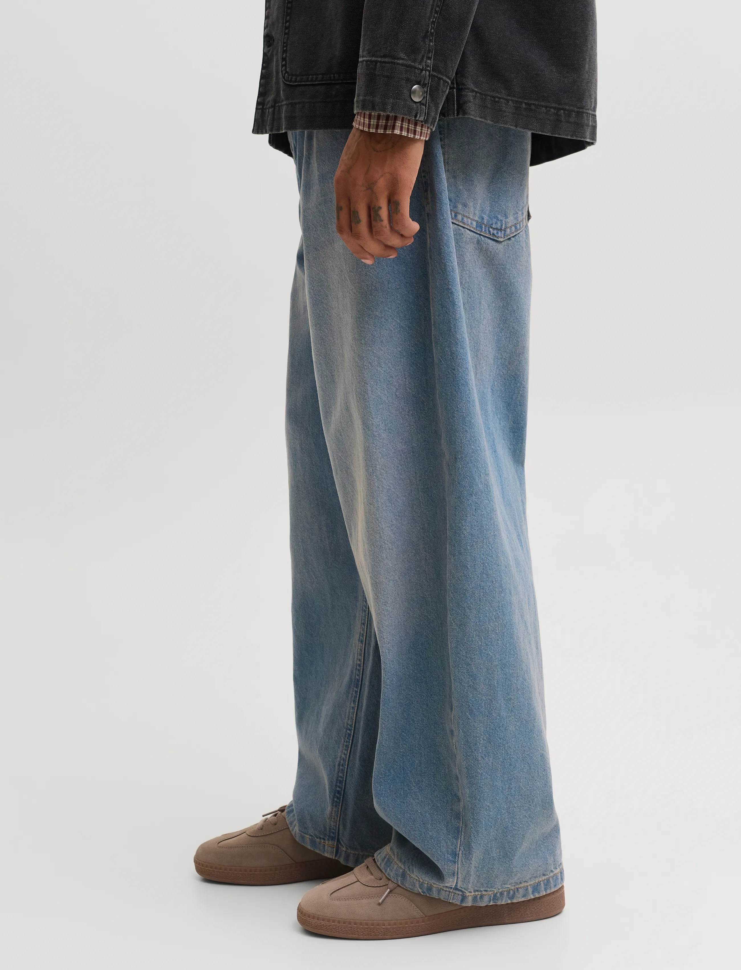 Jack & Jones JJIJOEY JJCREW SQ 071 SN - Streetstyle - BLUE DENIM / blue